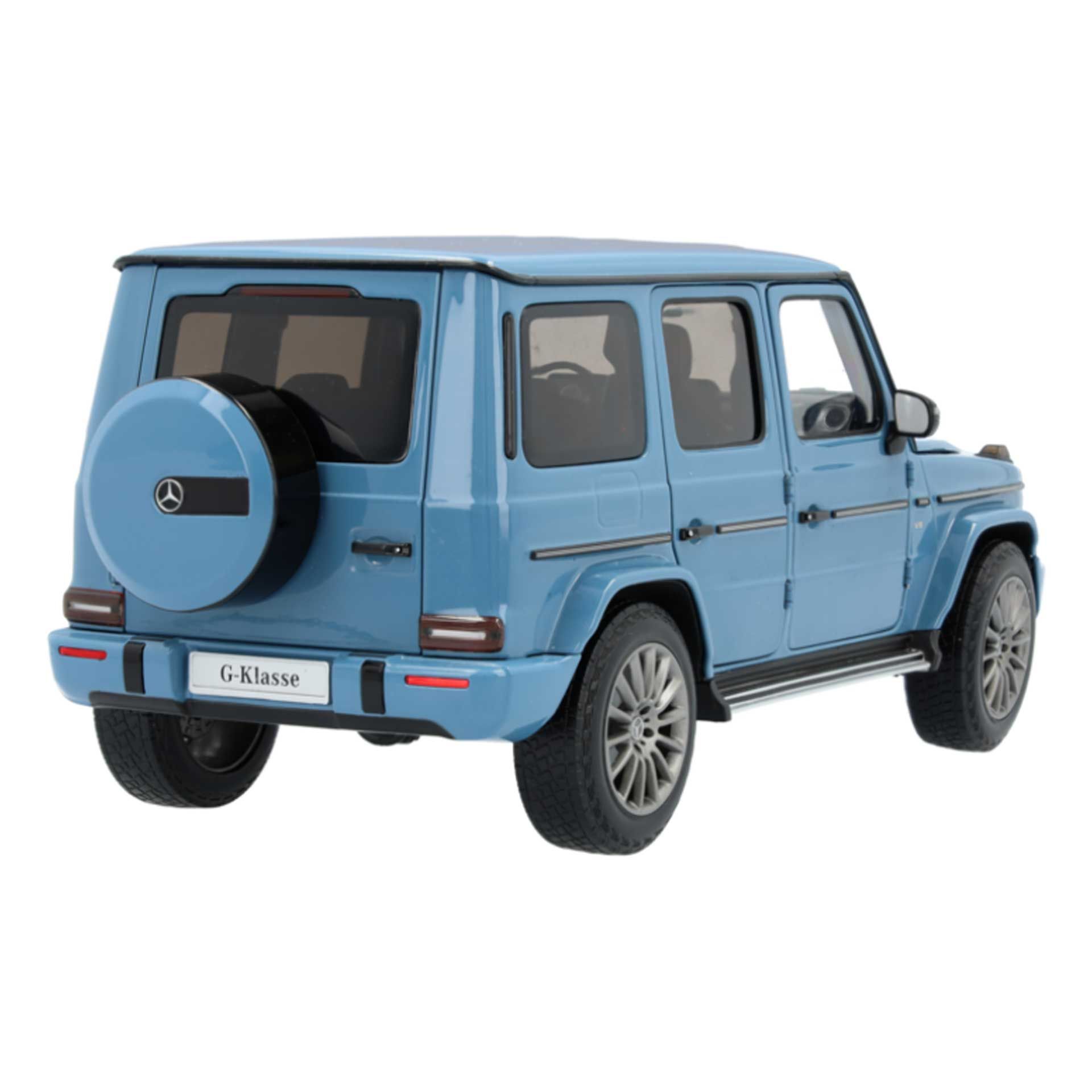 B66960832 mercedes benz g klasse modellauto amg line w463 blau 1 18 rosier onlineshop3