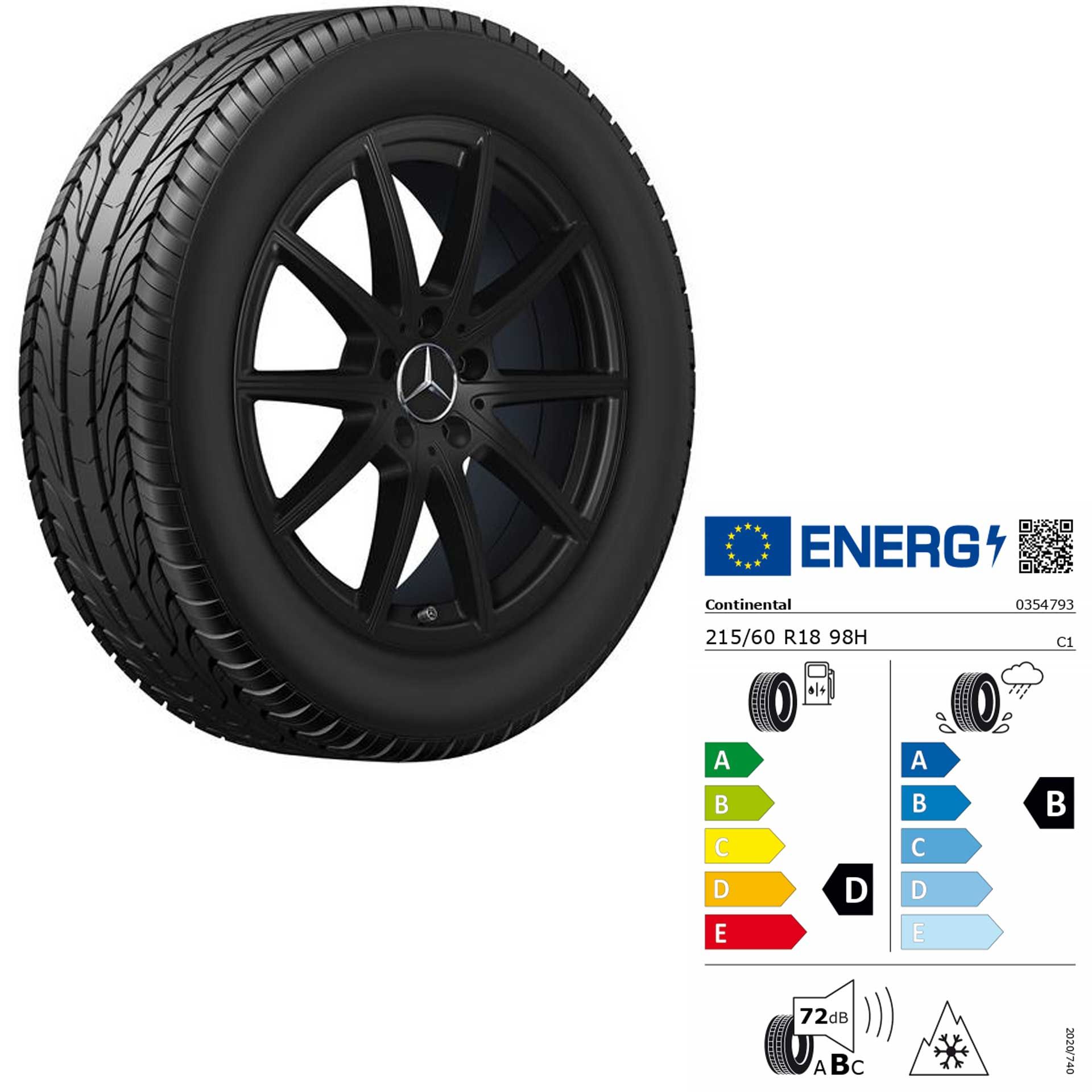 Q44056111005a mercedes benz winterkomplettrad gla glb 215 60 r18 98h rosier onlineshop 4