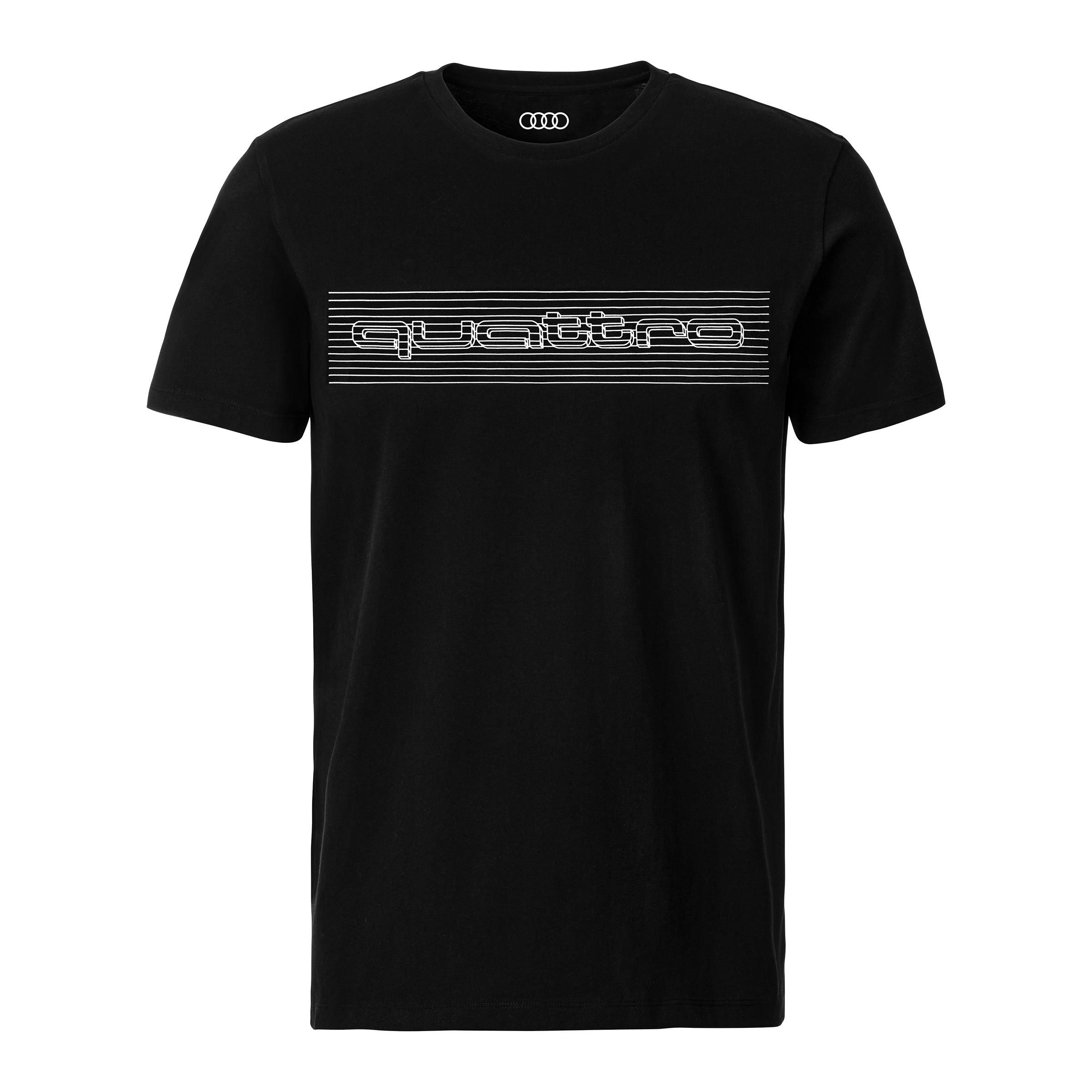 3132102402 audi quattro t shirt herren schwarz rosier onlineshop