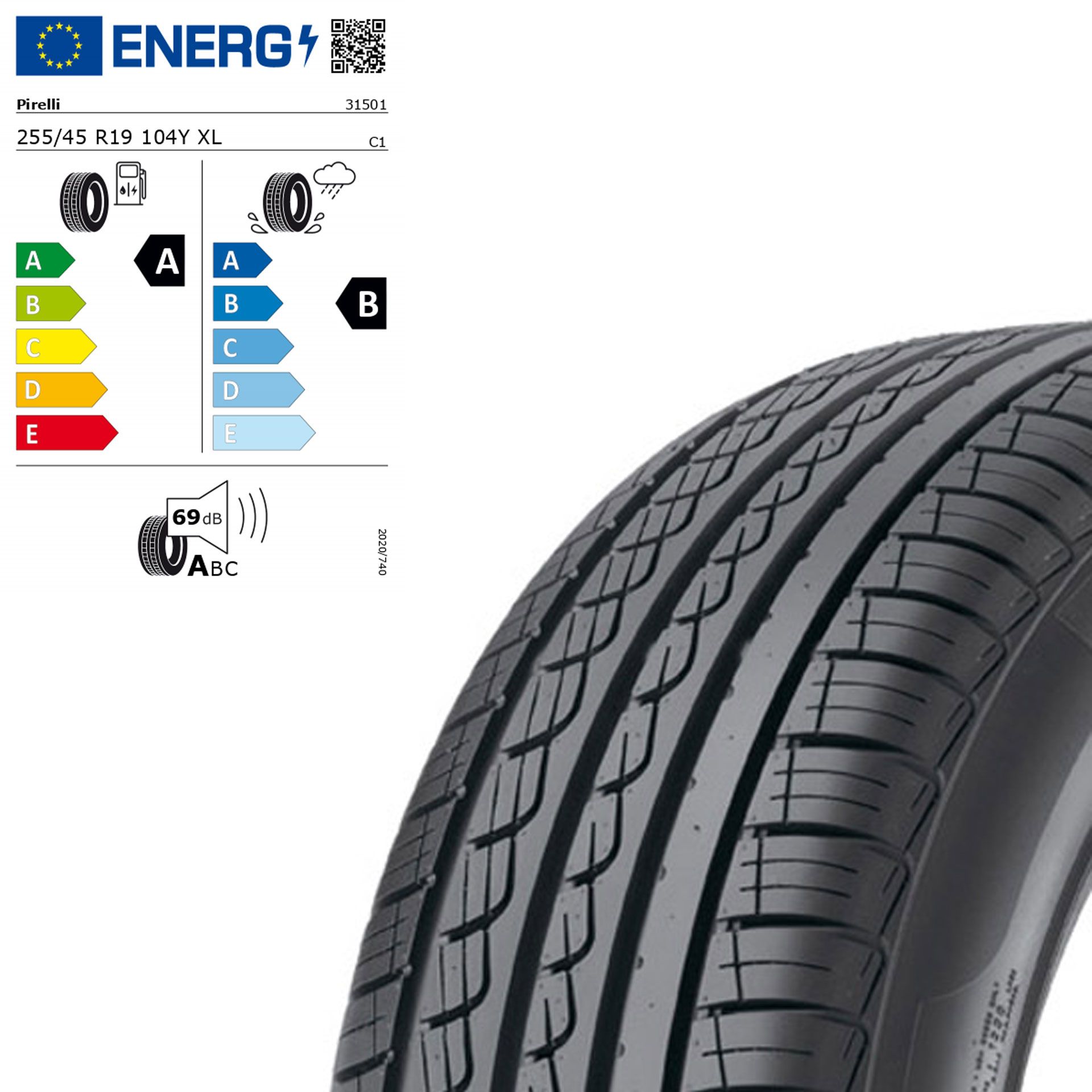 Q440011712150 pirelli cinturato p7 c2 mo 255 45 r19 104y xl rosier onlineshop