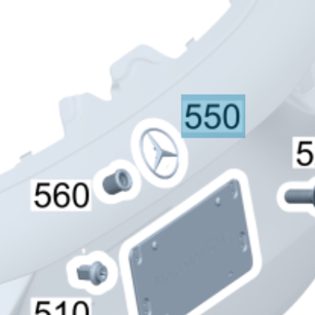 A2478170500 mercedes benz stern rosier online shop