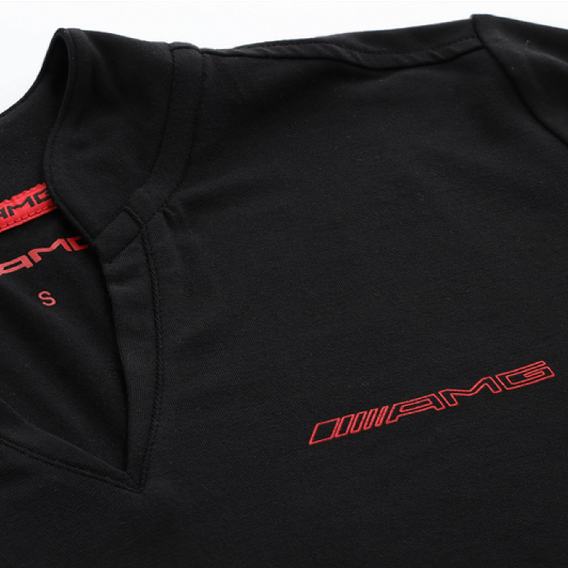 B66958892 mercedes amg poloshirt damen schwarz rosier onlineshop2