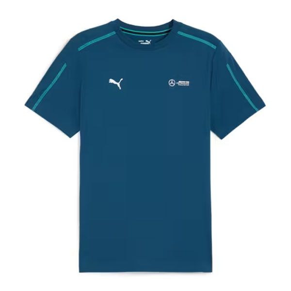 B67998103 mercedes benz t shirt blau f1 rosier onlineshop