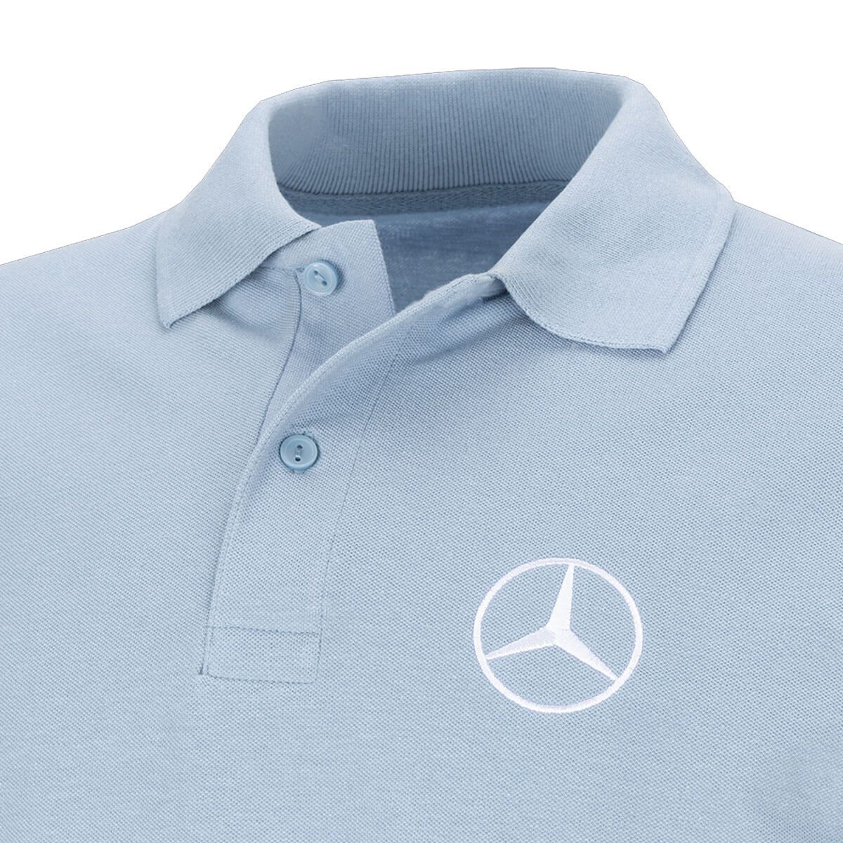 Mbt0263 mercedes benz truck poloshirt hellblau herren rosier online shop2