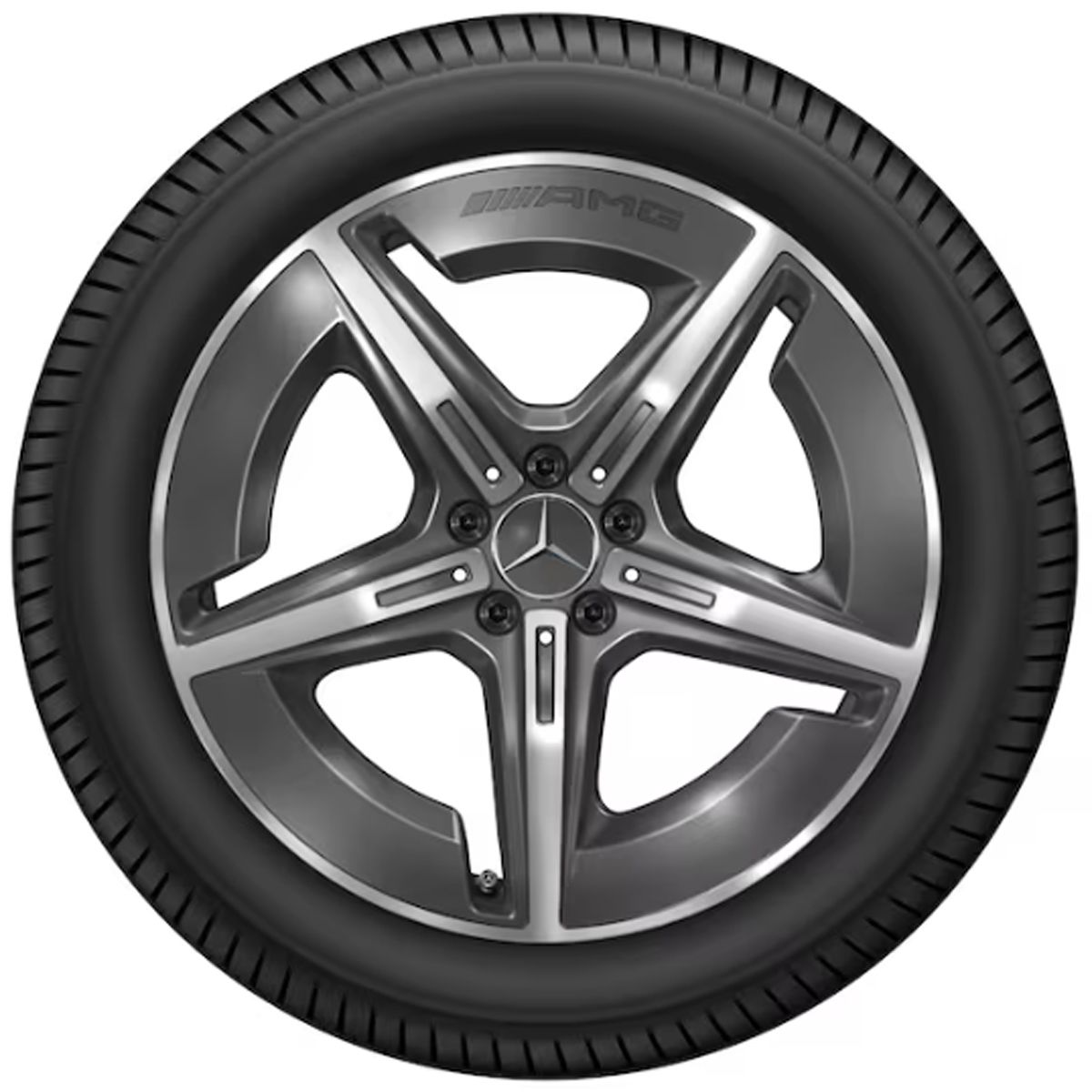 Mercedes-AMG Leichtmetallfelge tantalgrau glanzgedreht Vorderachse A54040111007Y51