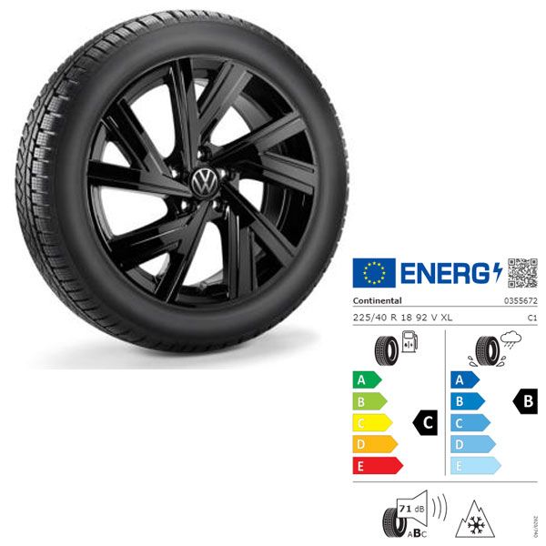 5h0073628ax1 volkswagen golf winterkomplettrad rosier onlineshop