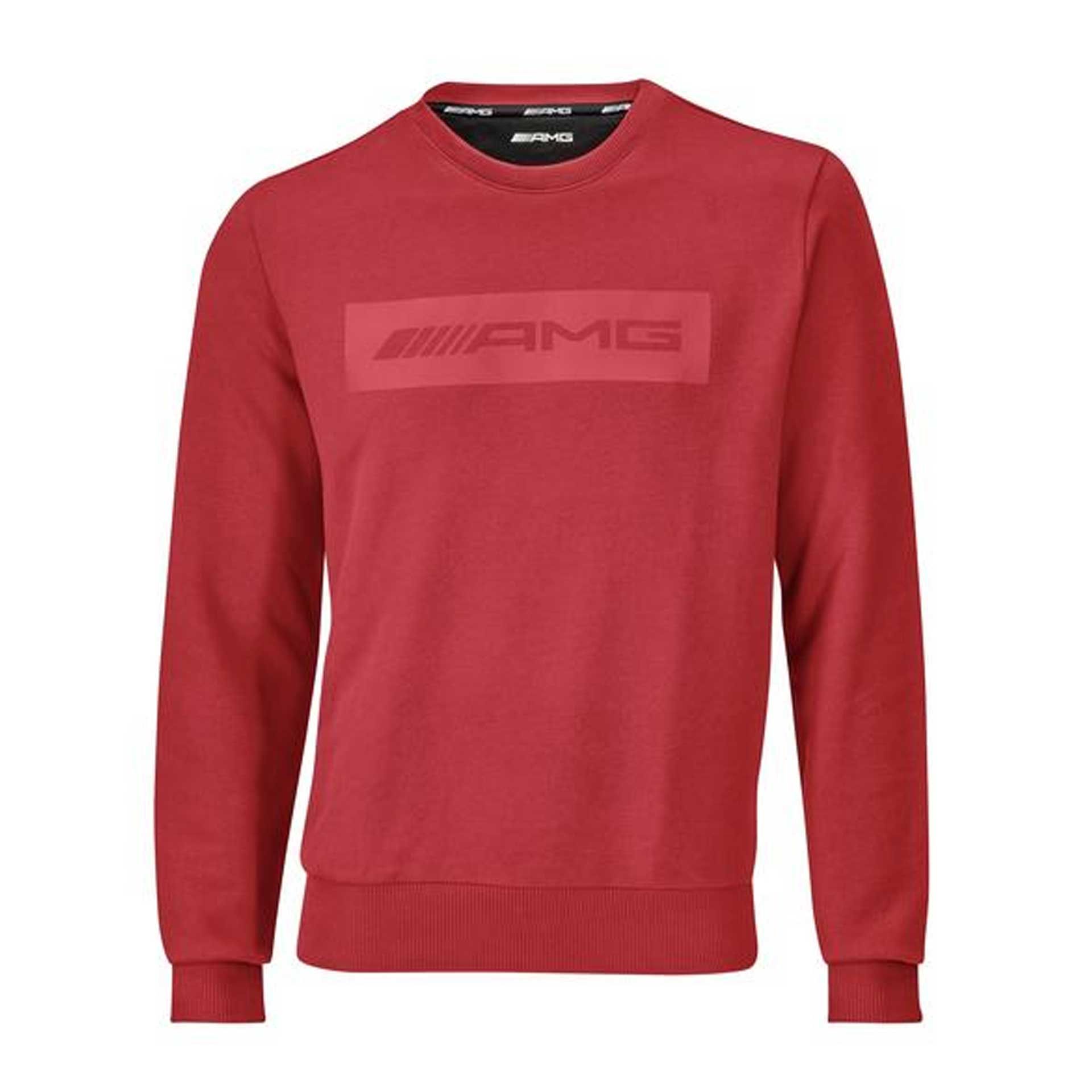 B66959491 mercedes amg sweatshirt unisex rot rosier onlineshop
