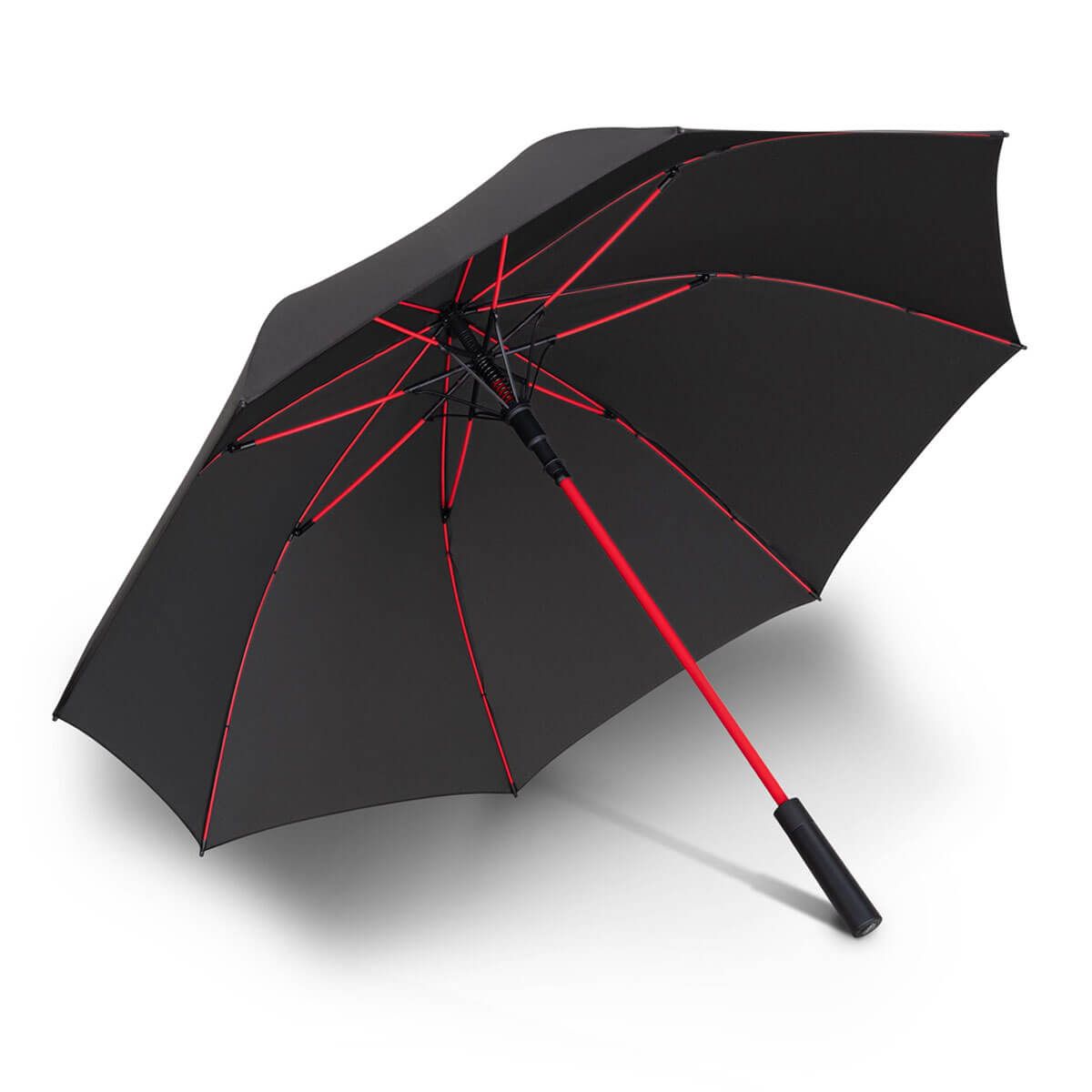 3122600300 audi sport regenschirm schwarz rot rosier online shop