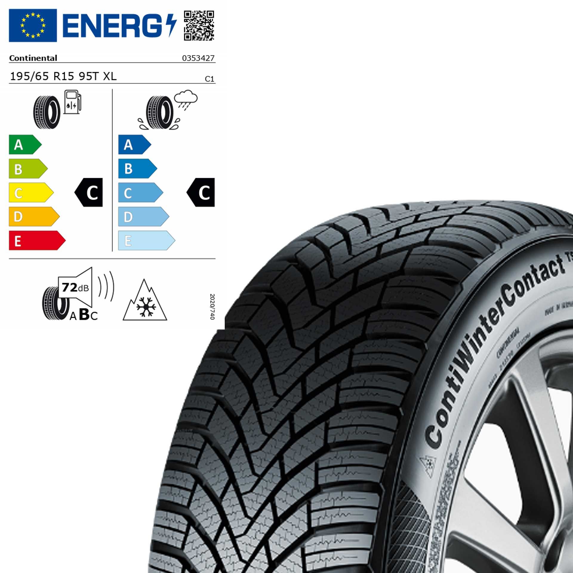 Q44005110406a mercedes benz winterreifen continental contiwintercontact ts 850 195 65 r15 95t rosier onlineshop neu
