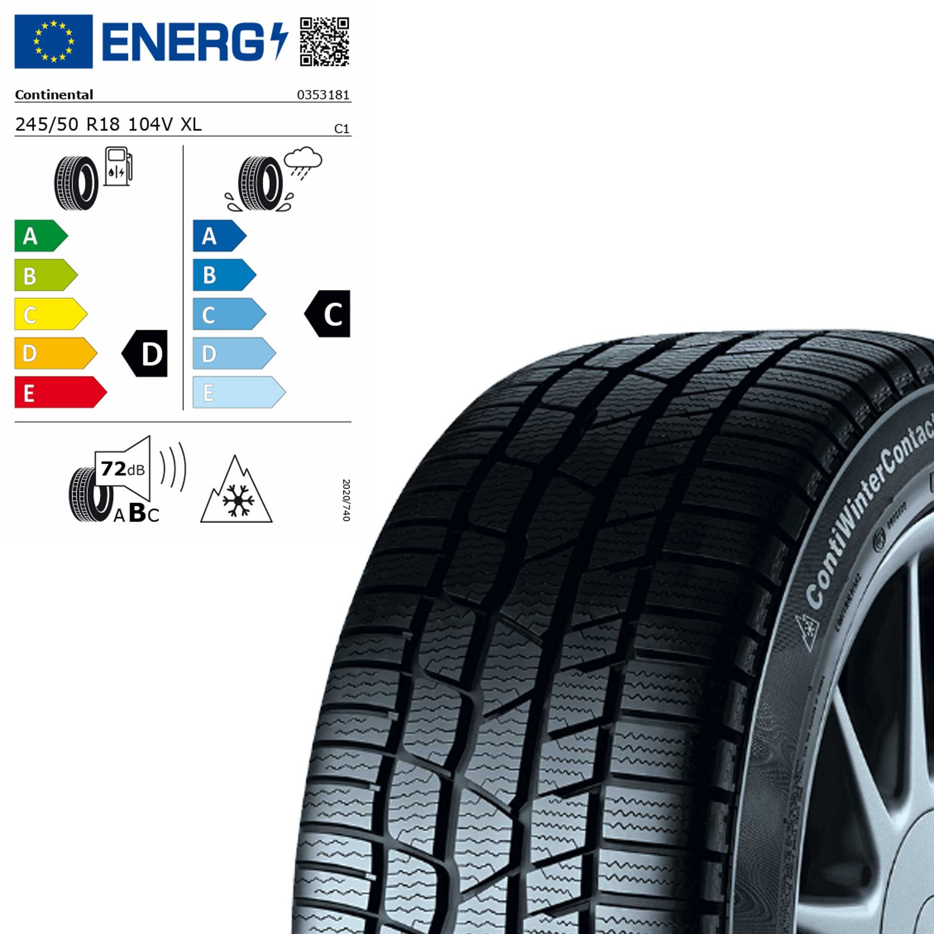 Q44005111065a mercedes benz winterreifen contiwintercontact ts 830 p mo 245 50 r18 104v rosier onlineshop2