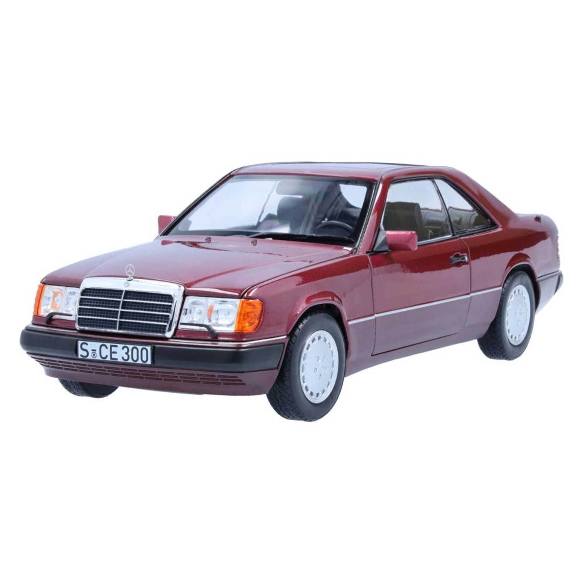 B66040691 mercedes benz c124 modellauto almandinrot rosier onlineshop