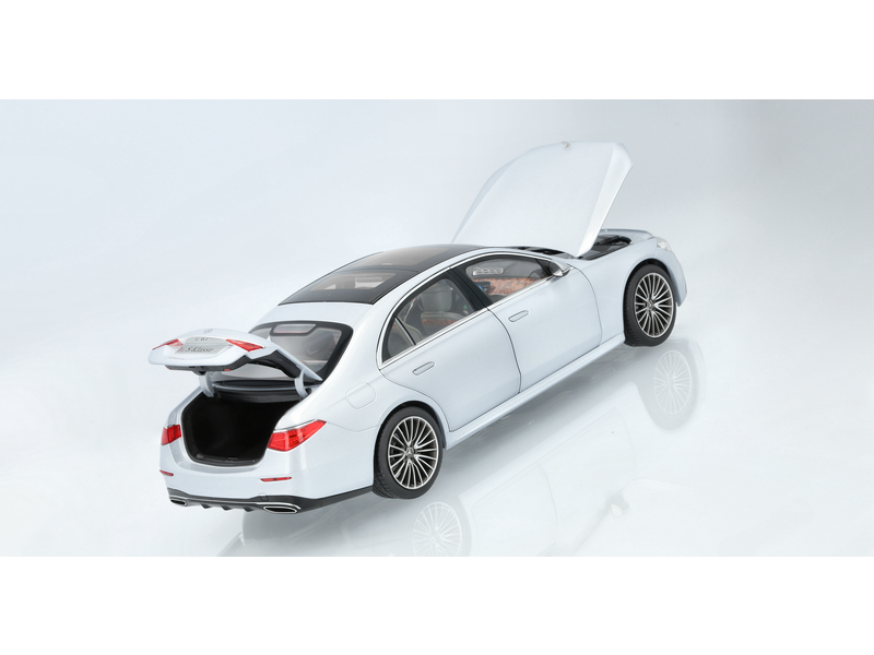 B66960633 mercedes benz modellauto v223 s klasse weiss 1zu18 rosier onlineshop3