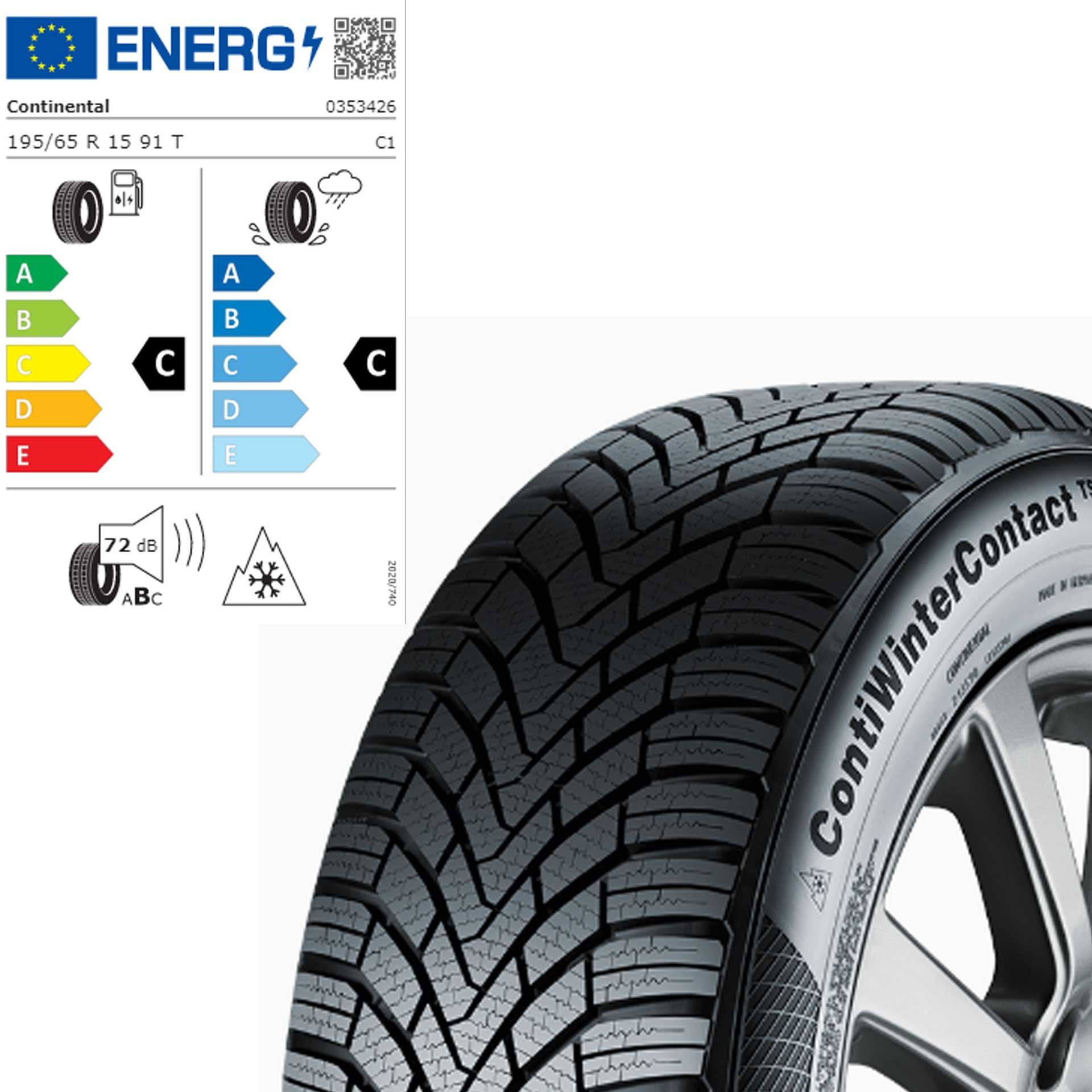 Q44005110405a 195 65 15 91t continental contiwintercontact ts 850 rosier onlineshop2