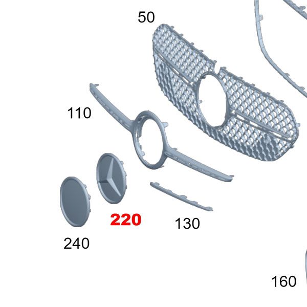 A2148806800 mercedes benz kollisionswarner e klasse rosier onlineshop