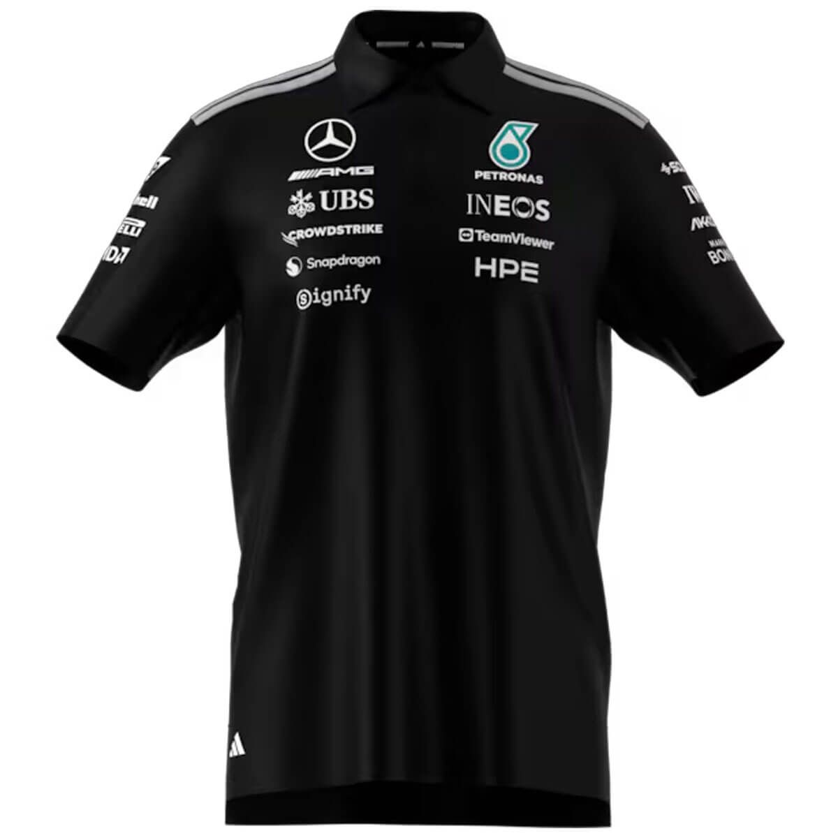 B67998455 mercedes benz poloshirt f1 herren schwarz rosier onlineshop2