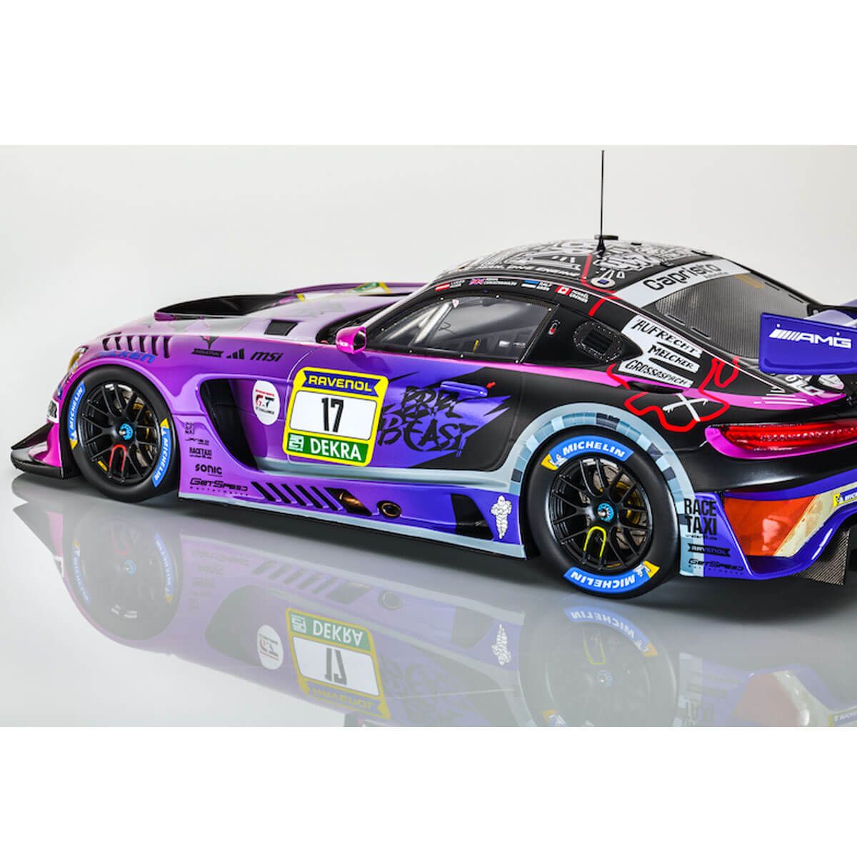 B66960855 mercedes amg modellauto gt lila 1 18 rosier onlineshop4