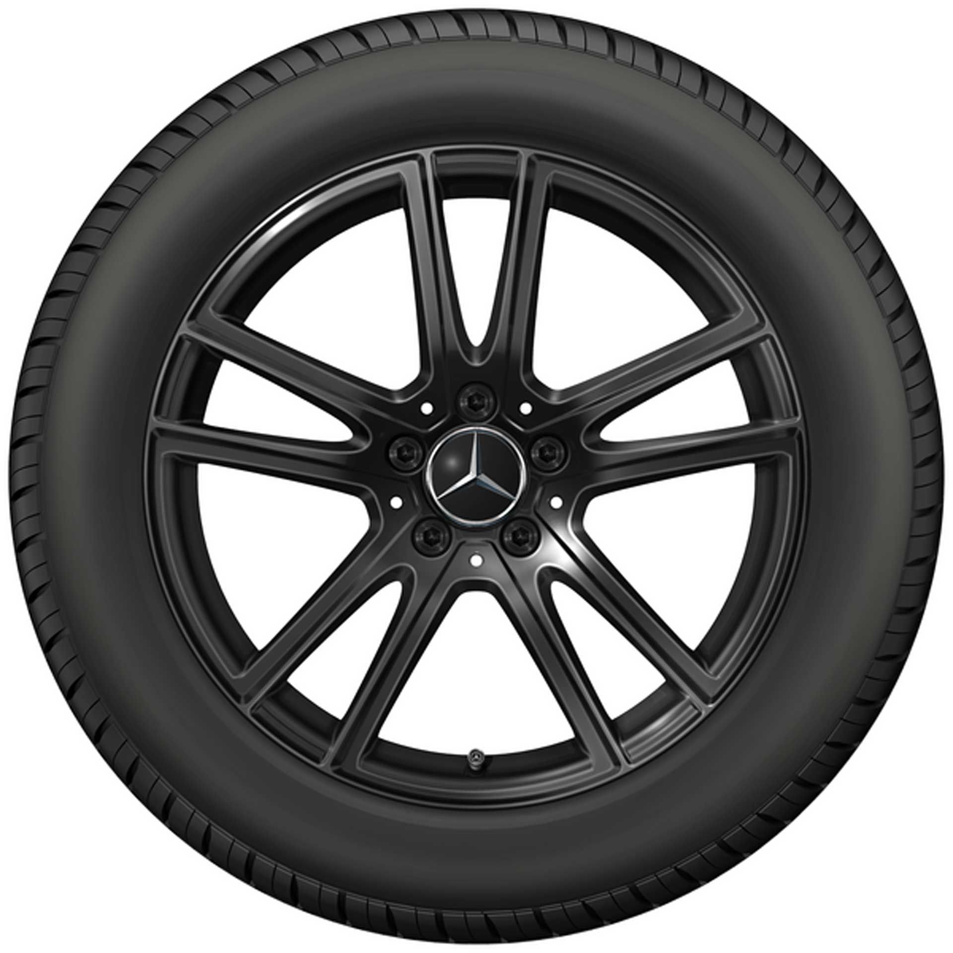 A25440146007x43 mercedes benz leichtmetallfelge 5 doppelspeichen rad 18 zoll glc 254 schwarz rosier onlineshop3