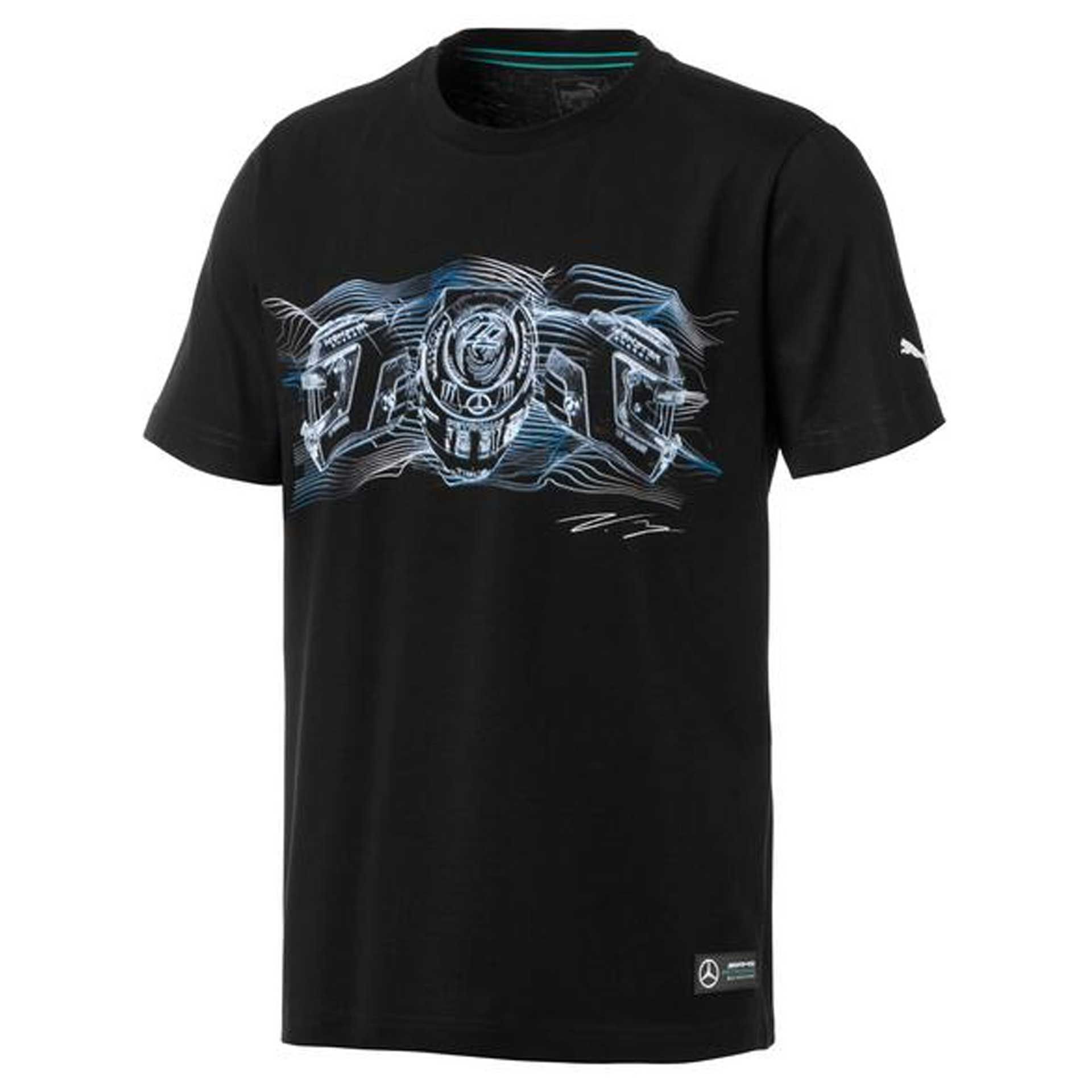 B67996247 mercedes benz t shirt schwarz by puma rosier onlineshop