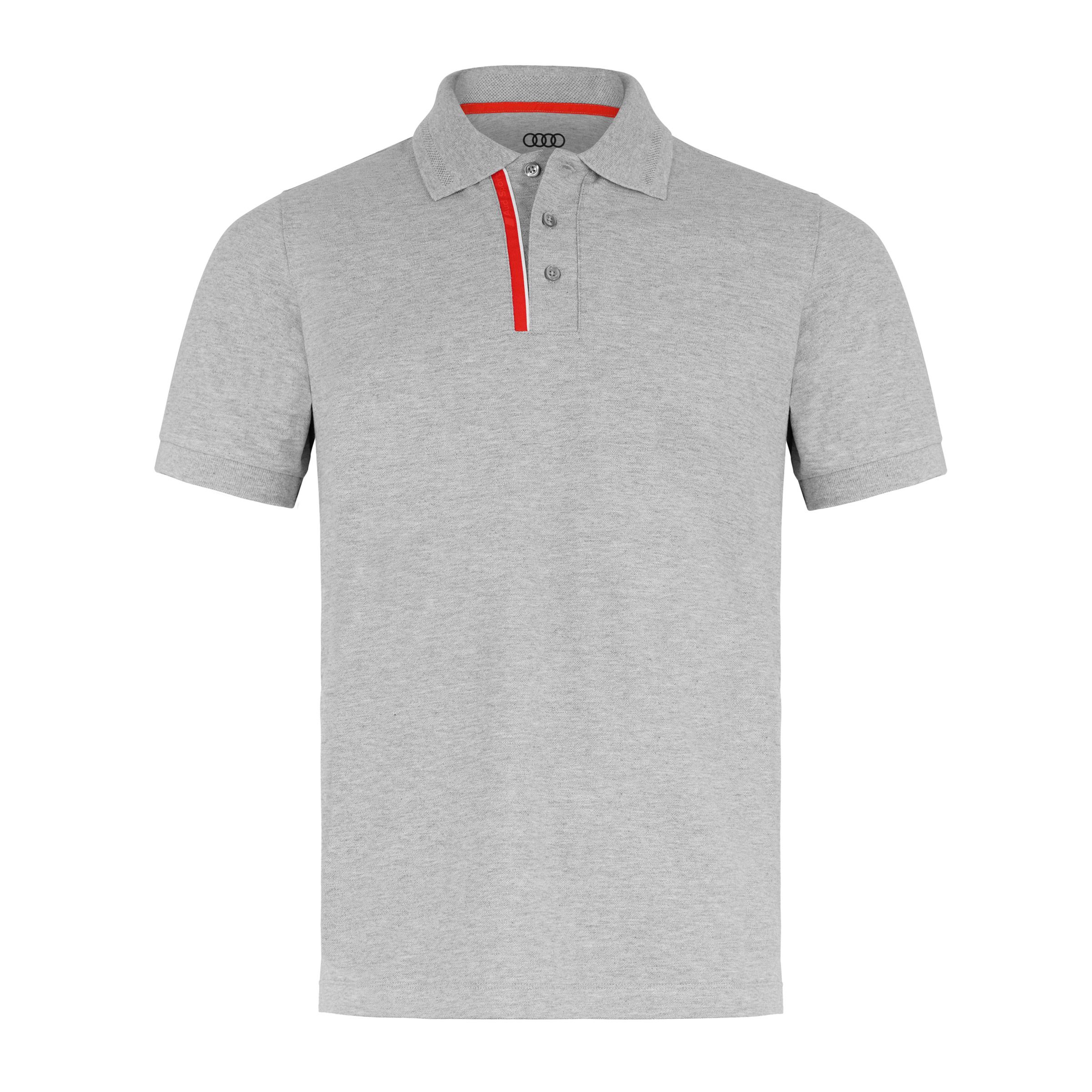 3132102015 audi sport poloshirt grau rosier onlineshop