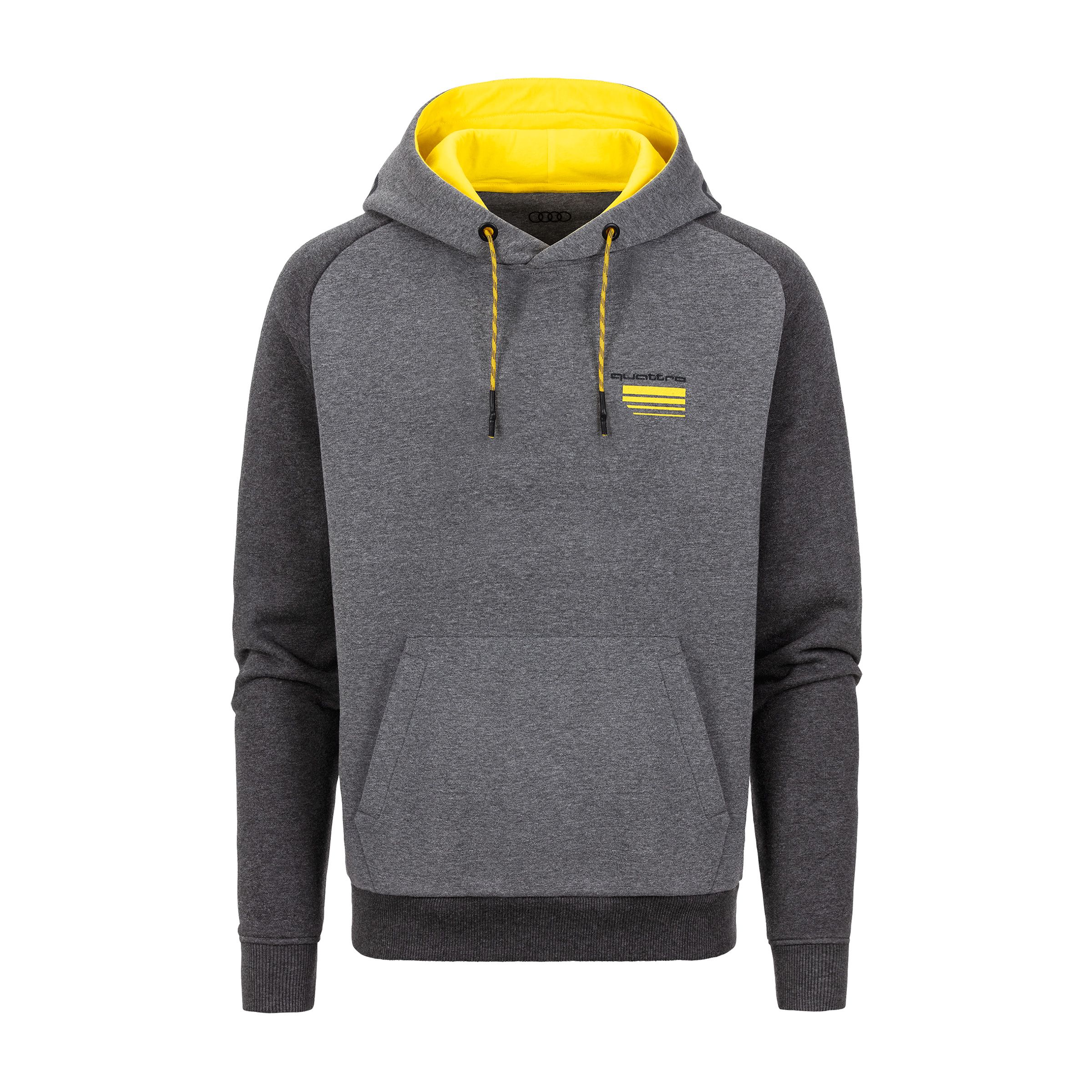 3132000805 audi quattro hoodie grau herren rosier onlineshop