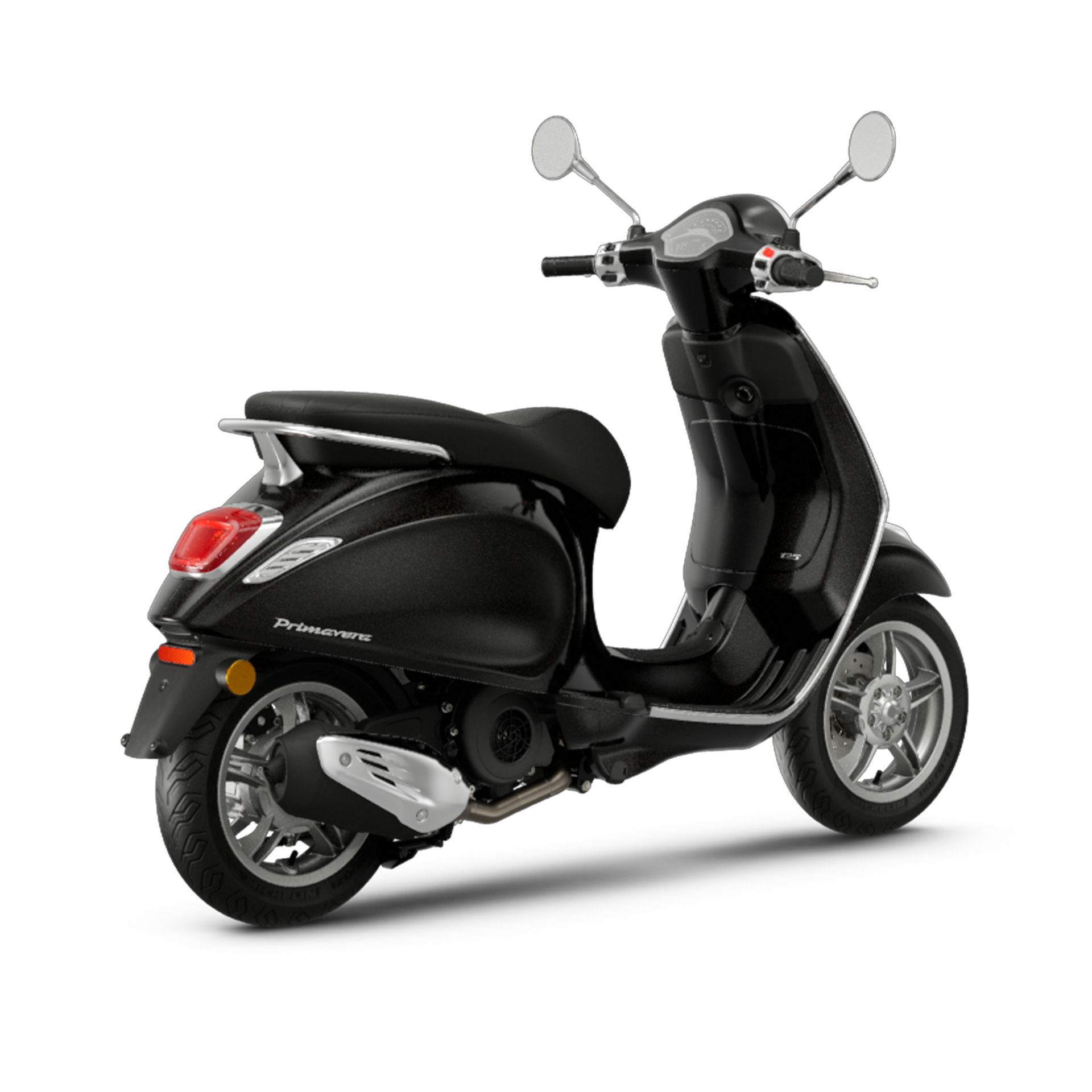 Vespa primavera 125 schwarz rosier online shop 3