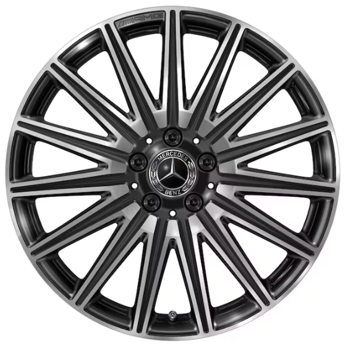 Mercedes-AMG Leichtmetallfelge schwarz glanzgedreht Vorderachse A54040119007Y75