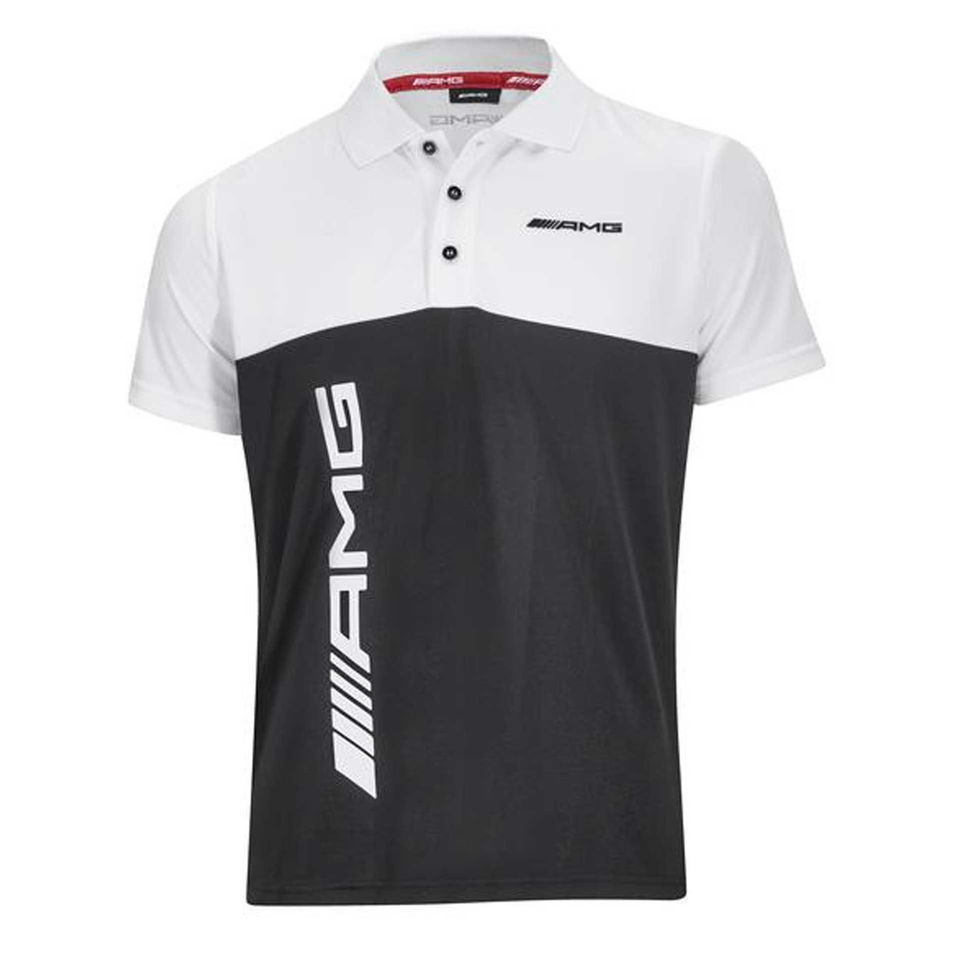 B66959428 mercedes amg poloshirt herren schwarz weiß rosier onlineshop