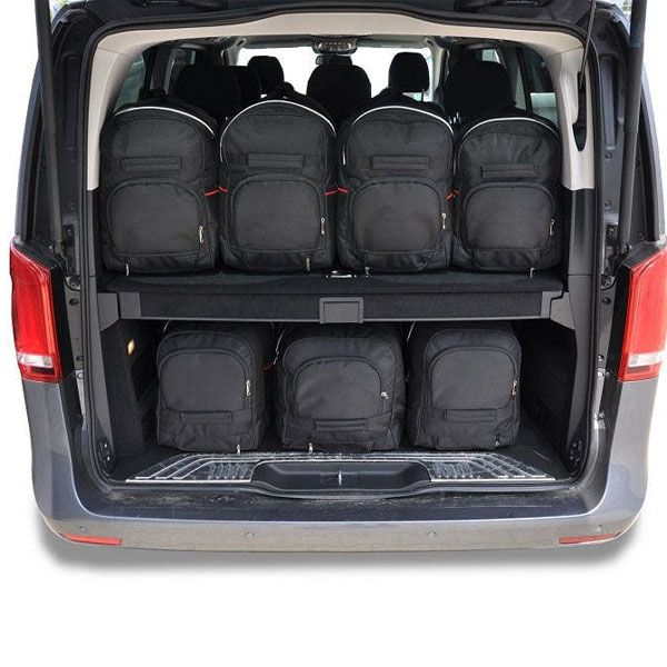 7027085 kjust kofferraumtaschenset mercedes eqv extra long rosier onlineshop