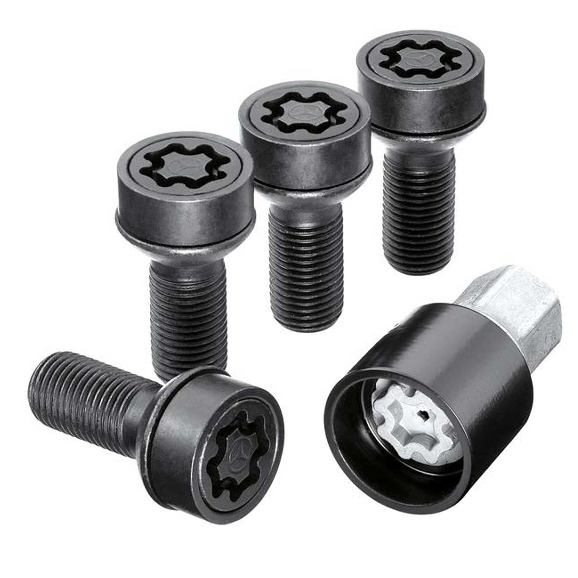 A0019901607 mercedes benz radsicherungssatz m14x1 5x27 rosier onlineshop