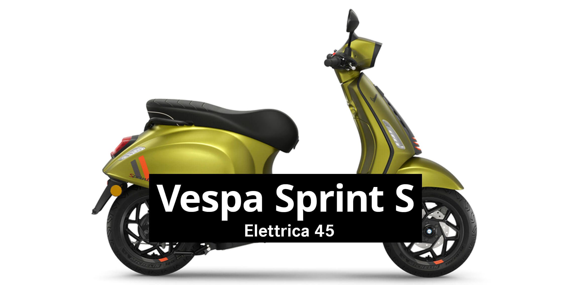 Vespa sprint s elettrica teaser rosier onlineshop