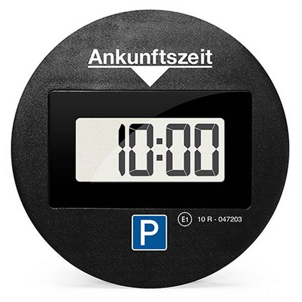 8041 needit elektronische parkscheibe rund schwarz rosier onlineshop