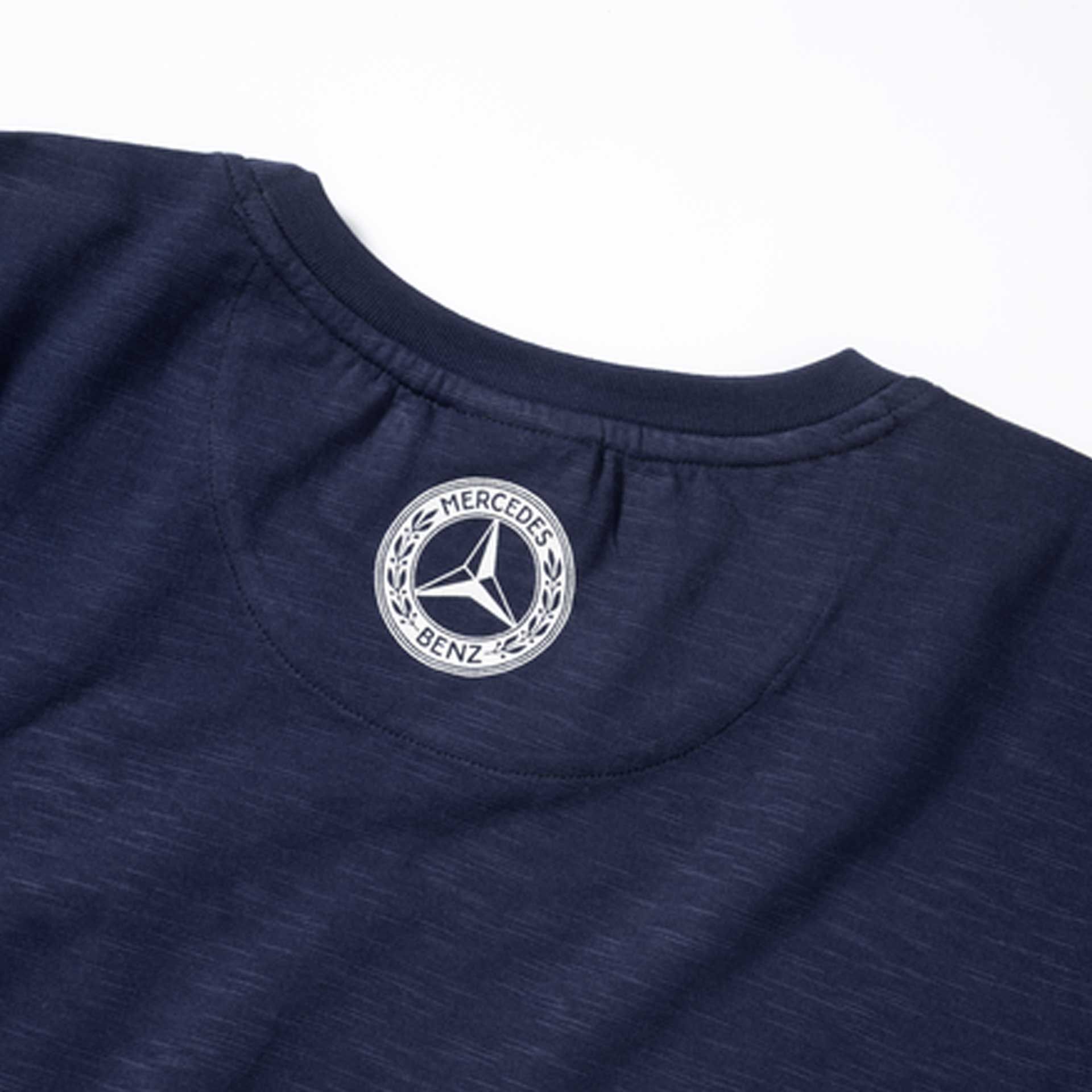 B66041552 mercedes benz t shirt herren blau navy rosier onlineshop2