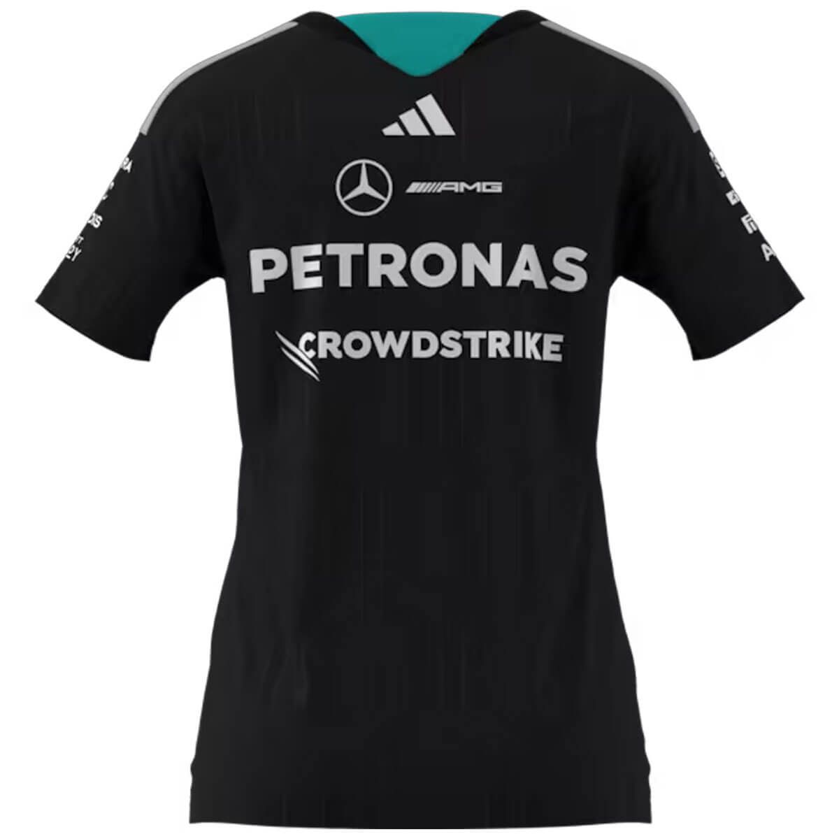 B67998384 mercedes benz t shirt f1 damen schwarz rosier onlineshop3