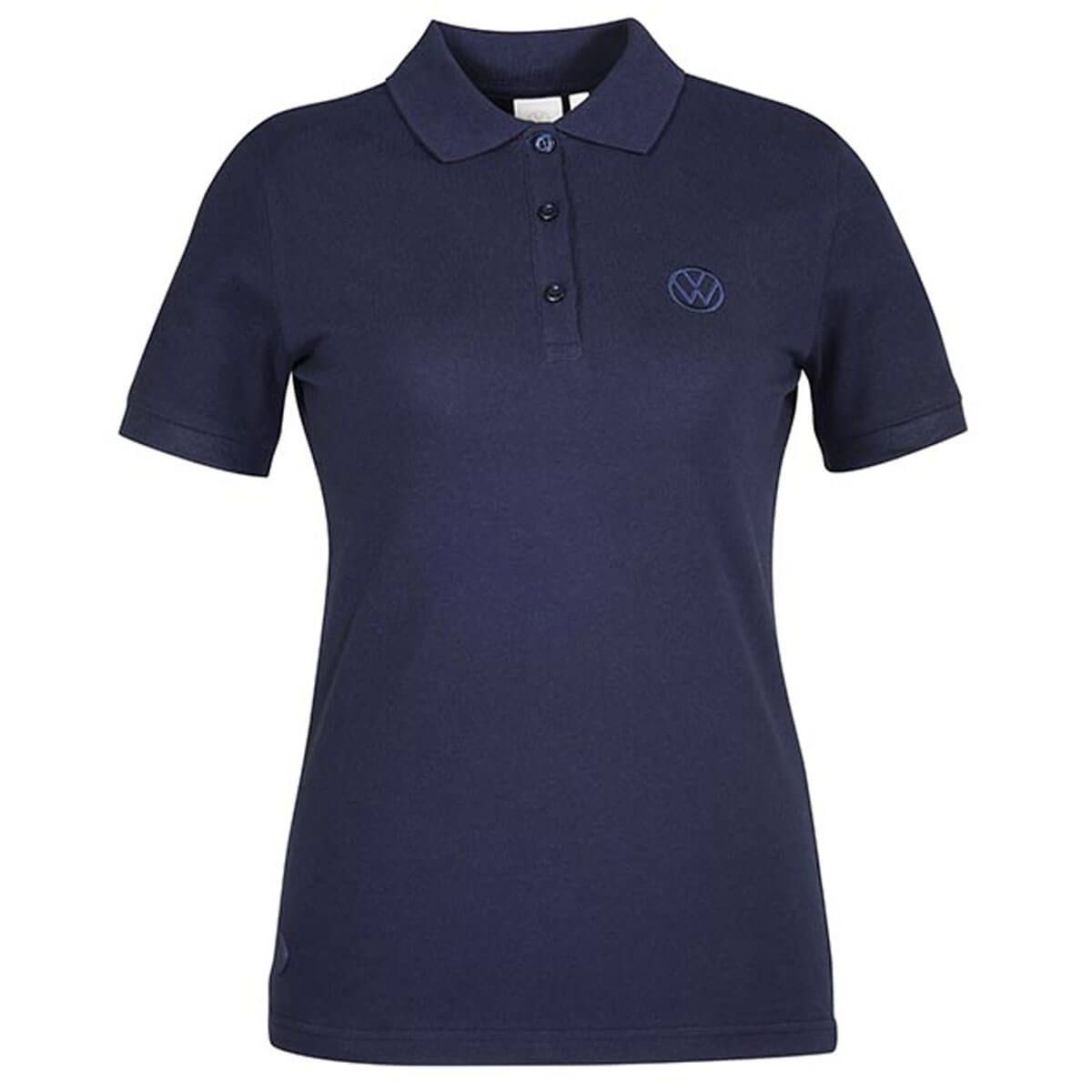 330084240a287 volkswagen polo shirt damen blau rosier onlineshop