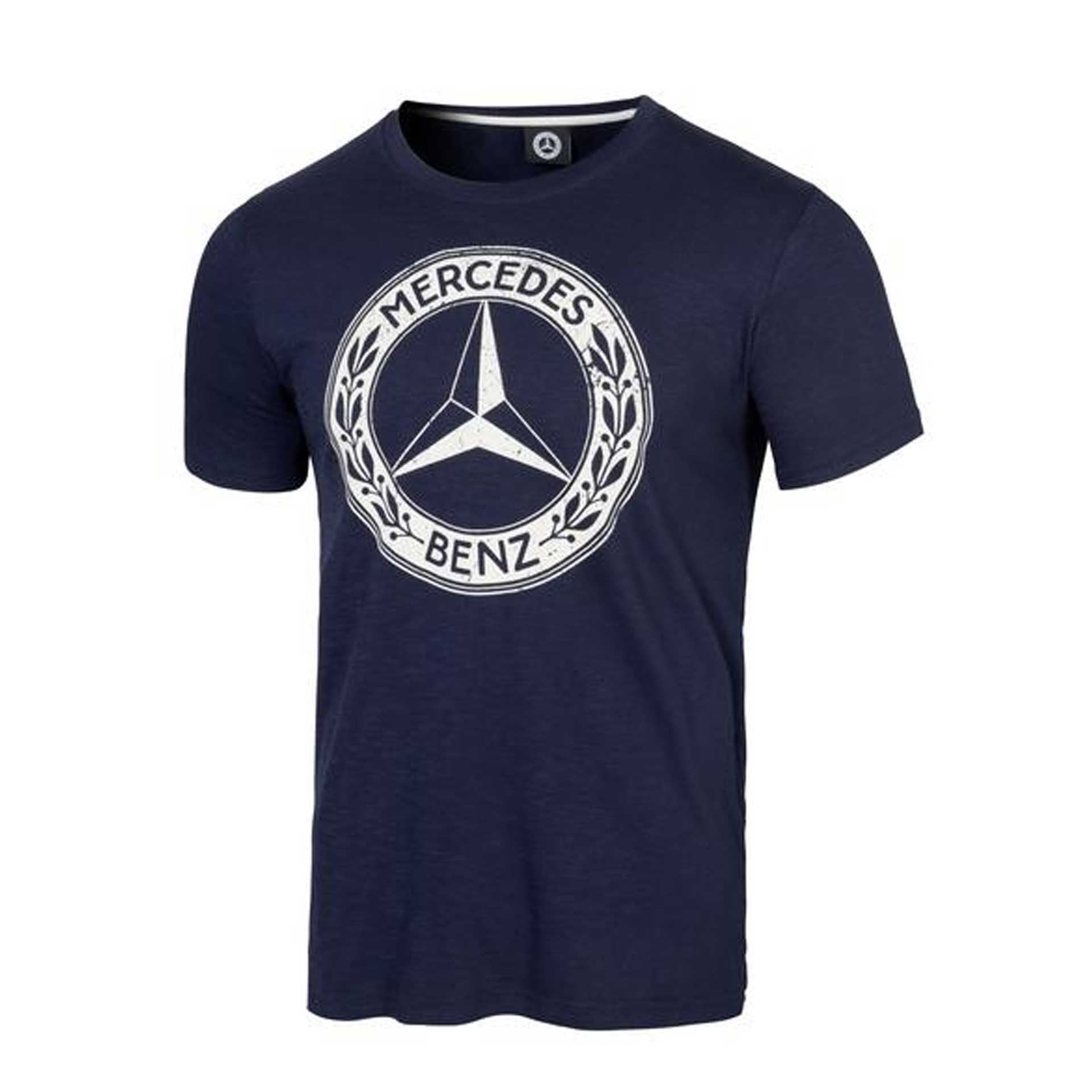B66041552 mercedes benz t shirt herren blau navy rosier onlineshop