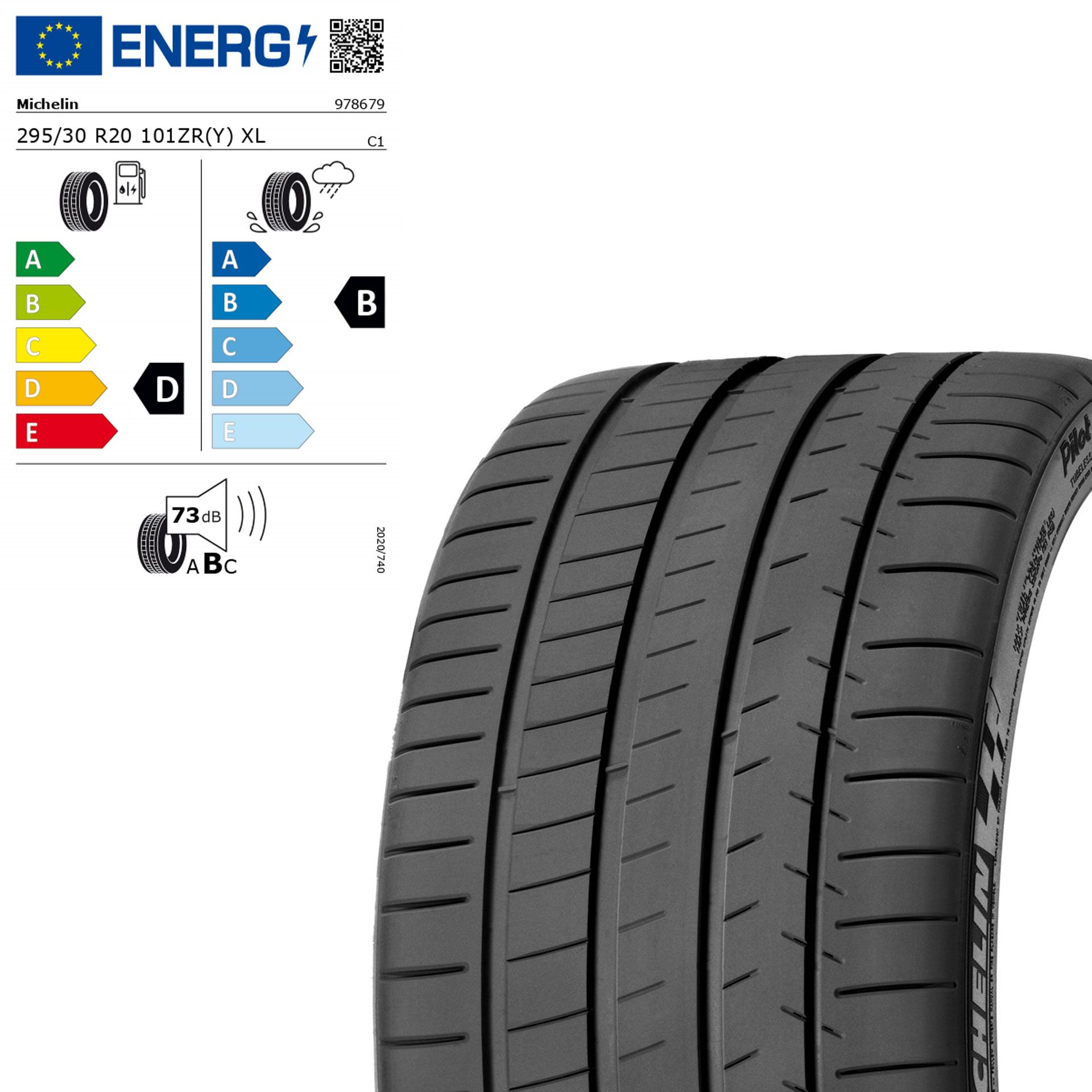 Q44001151086 michelin pilot super sport mo 295 30 r20 101zry xl sommerreifen rosier onlineshop