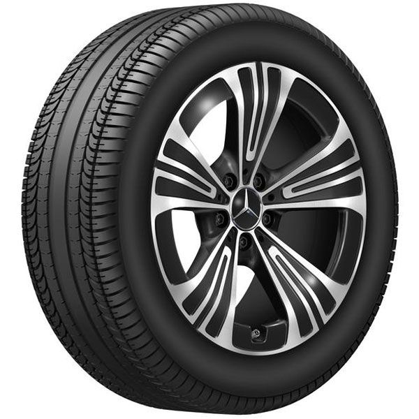 A21440122007x23 mercedes benz 5 speichen rad 18 zoll e klasse glc rosier onlineshop3