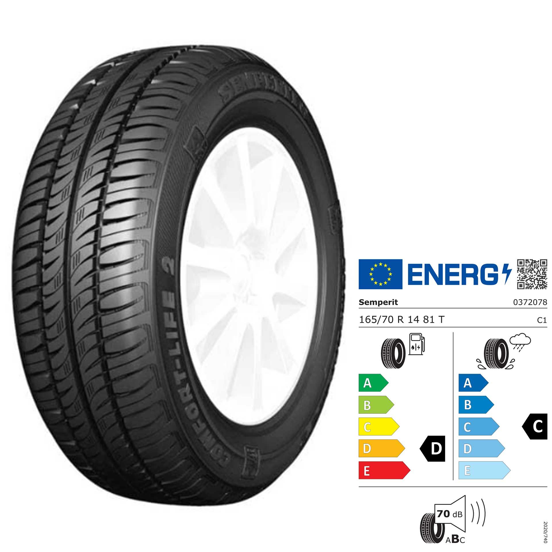Zts165704tsl20 semperit comfort life 2 165 70 r14 81t rosier onlineshop