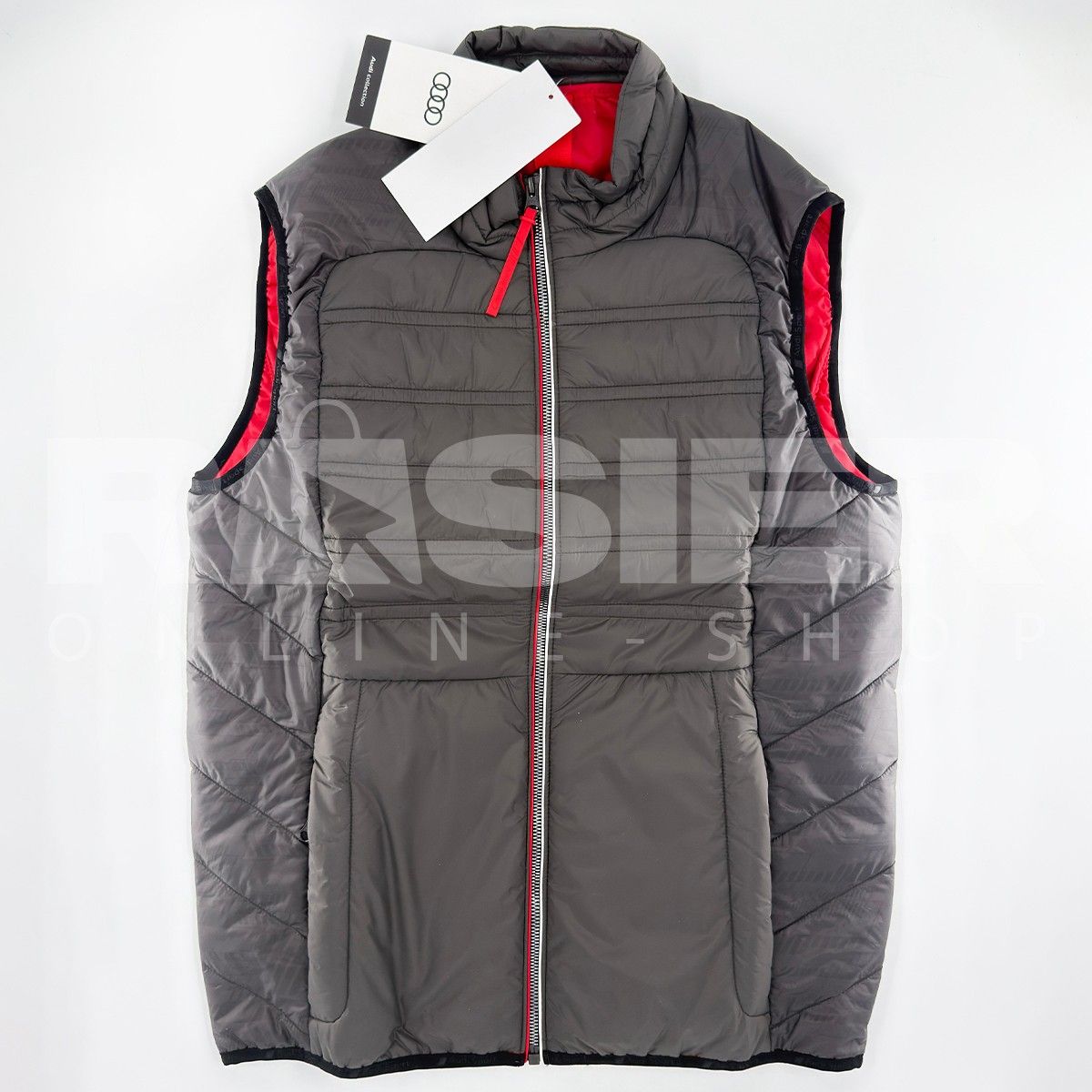 Audi Sport Steppweste Herren dunkelgrau Größe S 3132101202