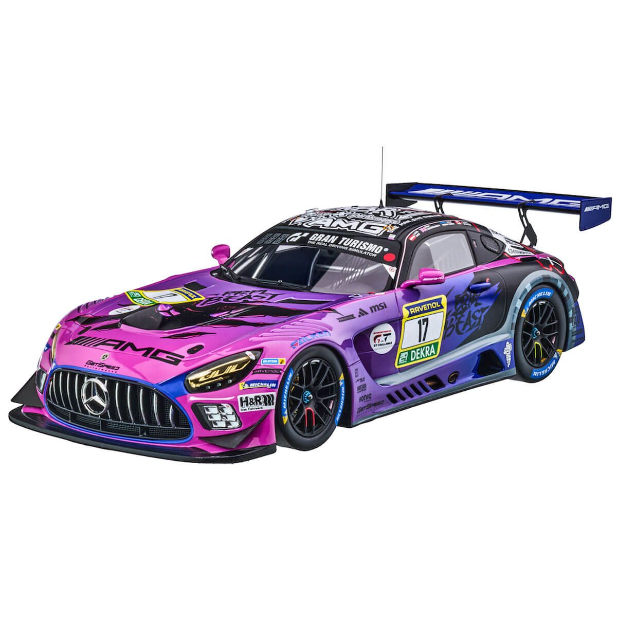 B66960855 mercedes amg modellauto gt lila 1 18 rosier onlineshop