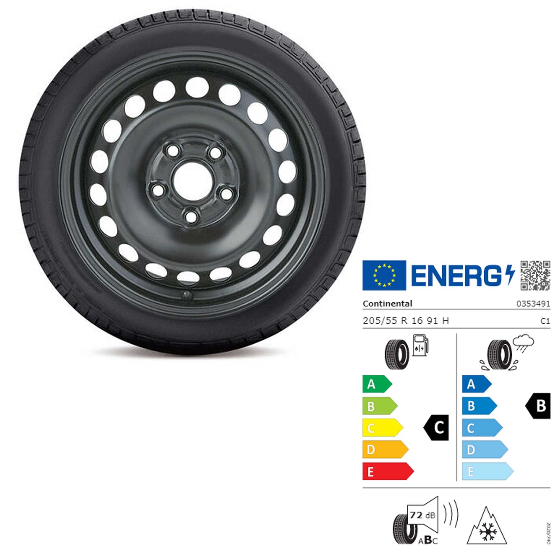 Zkw205556hc4r1 volkswagen golf 7 winterkomplettrad stahl rechts rosier onlineshop
