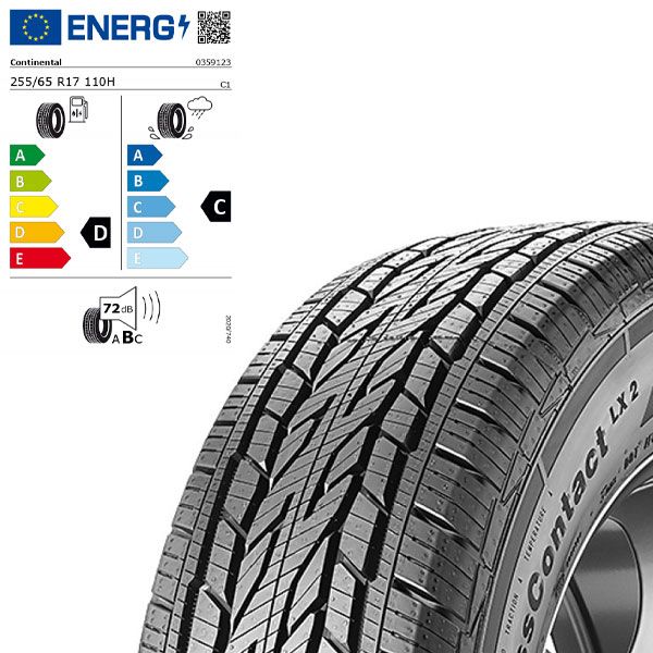 Q440041110340 continental conticrosscontact lx2 255 65 r17 110h rosier onlineshop