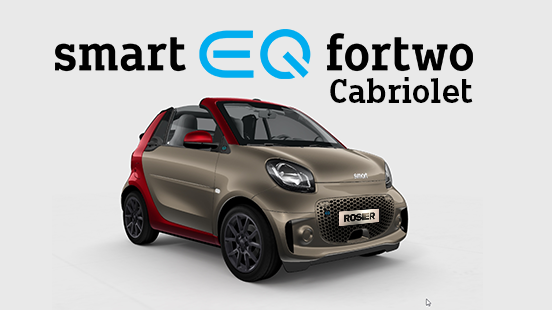 Smart eq fortwo cabriolet detailbild