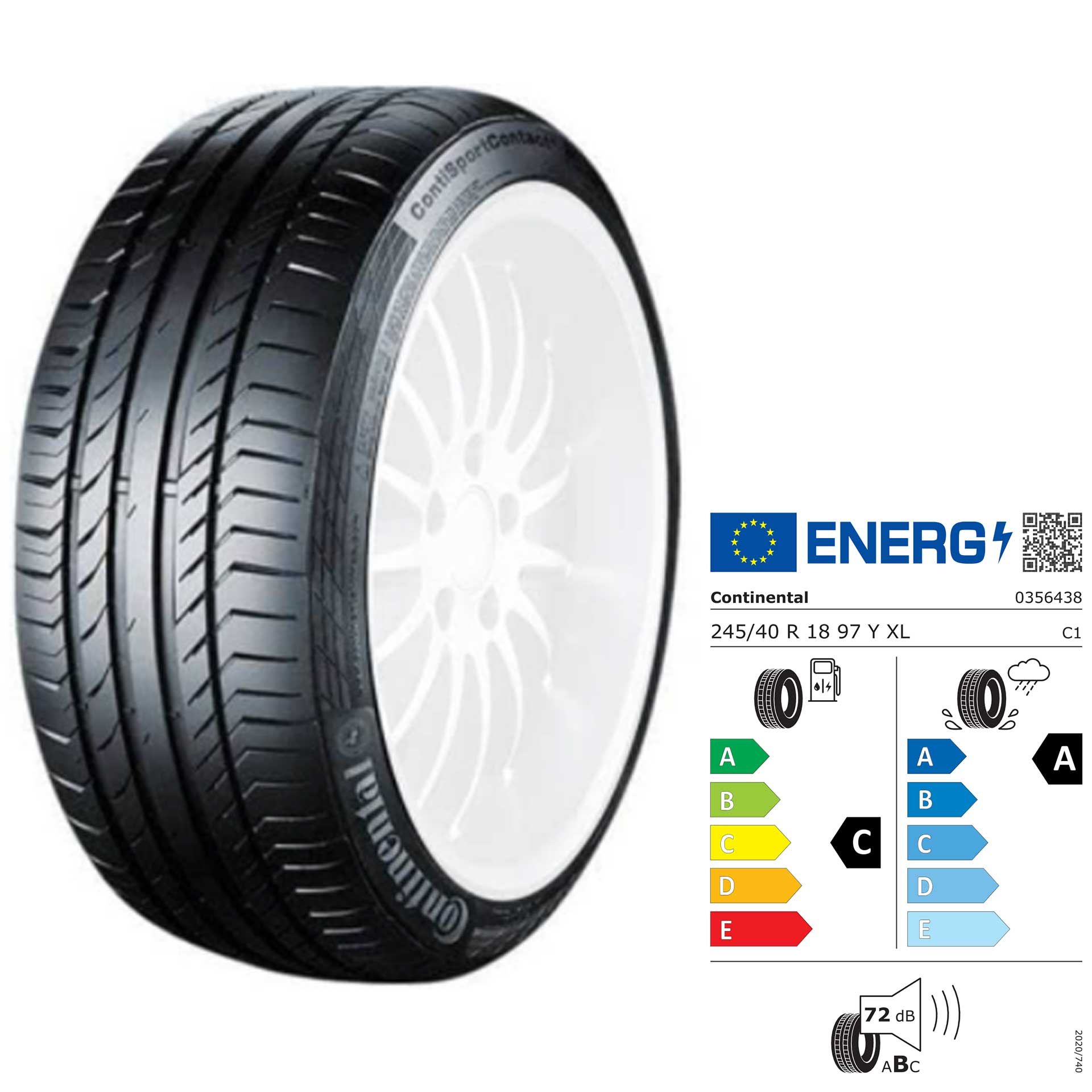 Q44001111204a continental contisportcontact 5 mo 245 40 18 97y xl rosier onlineshop