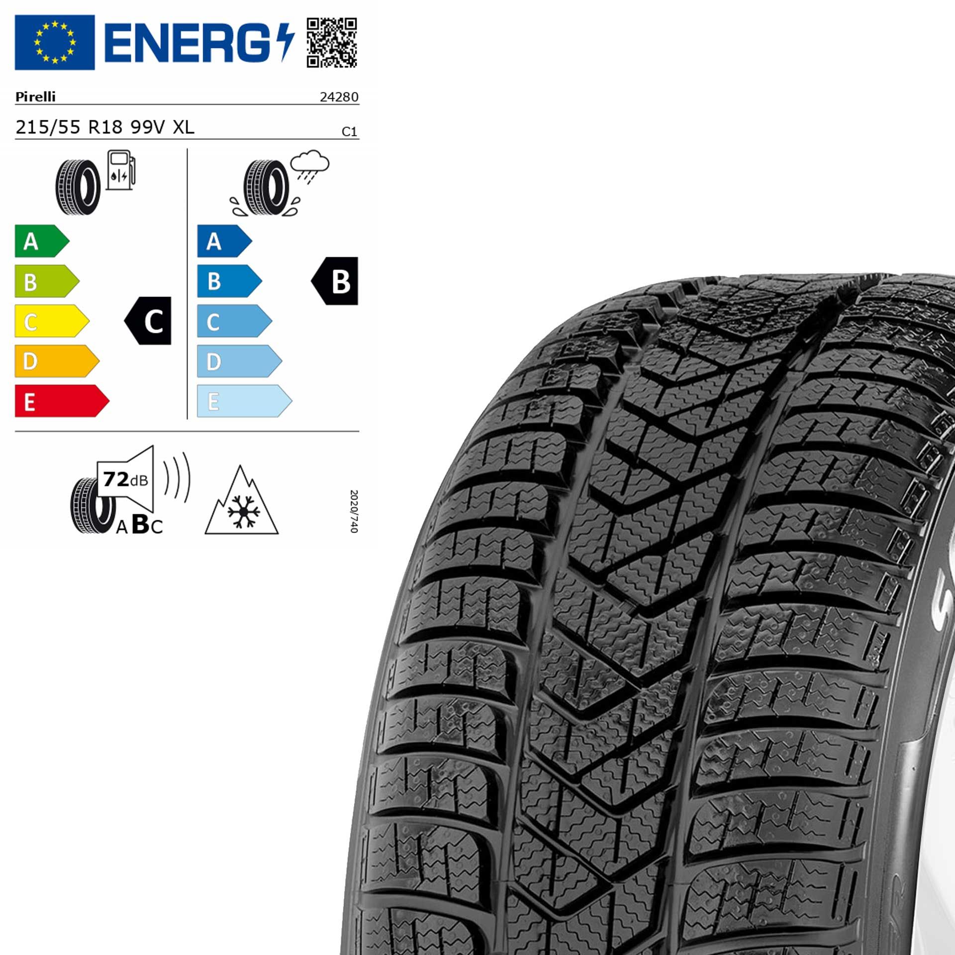 Q44006171021a mercedes benz winterreifen pirelli w sottozero 3 mo 215 55 r18 99v rosier onlineshop3