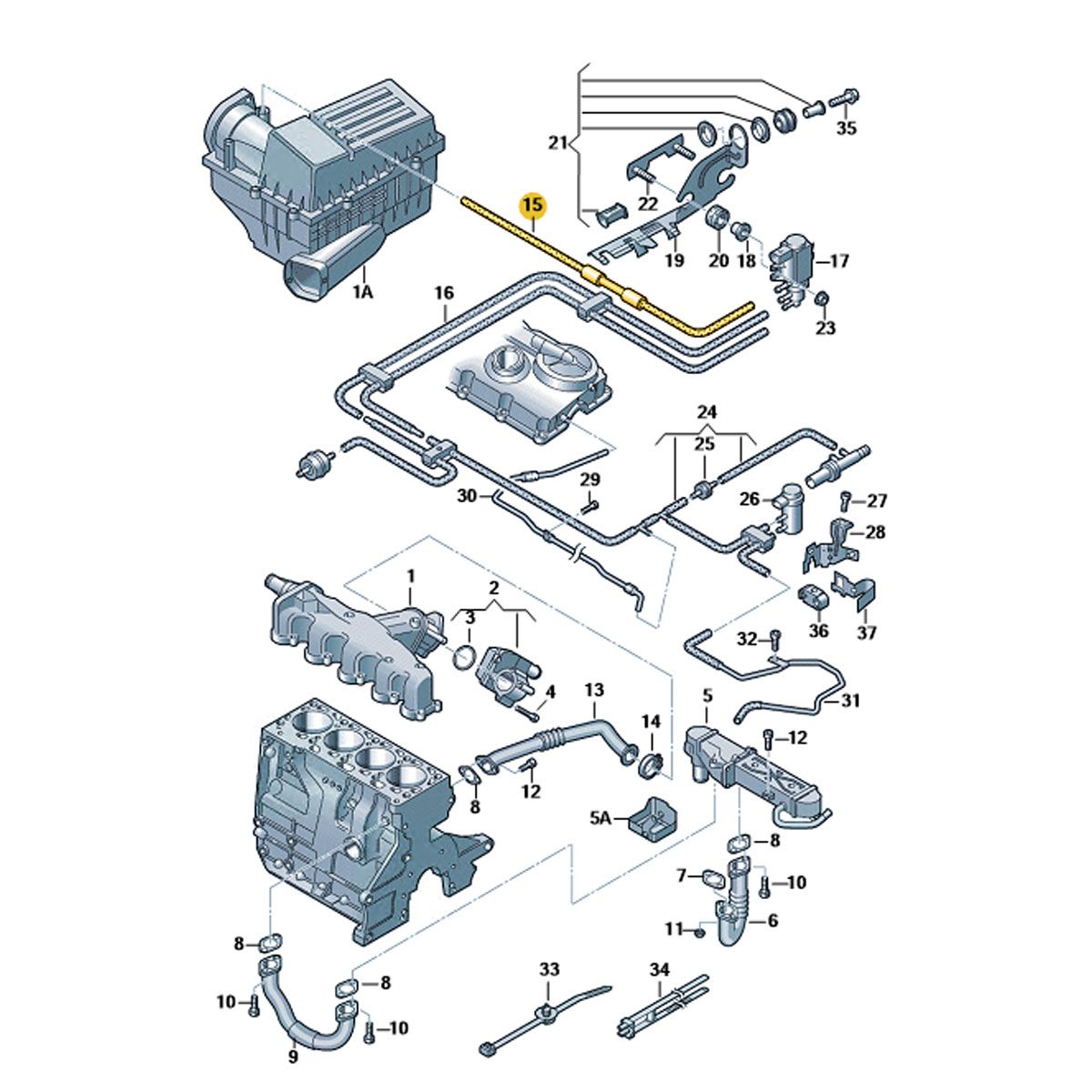 03l131055cs volkswagen unterdruckschlauch rosier onlineshop