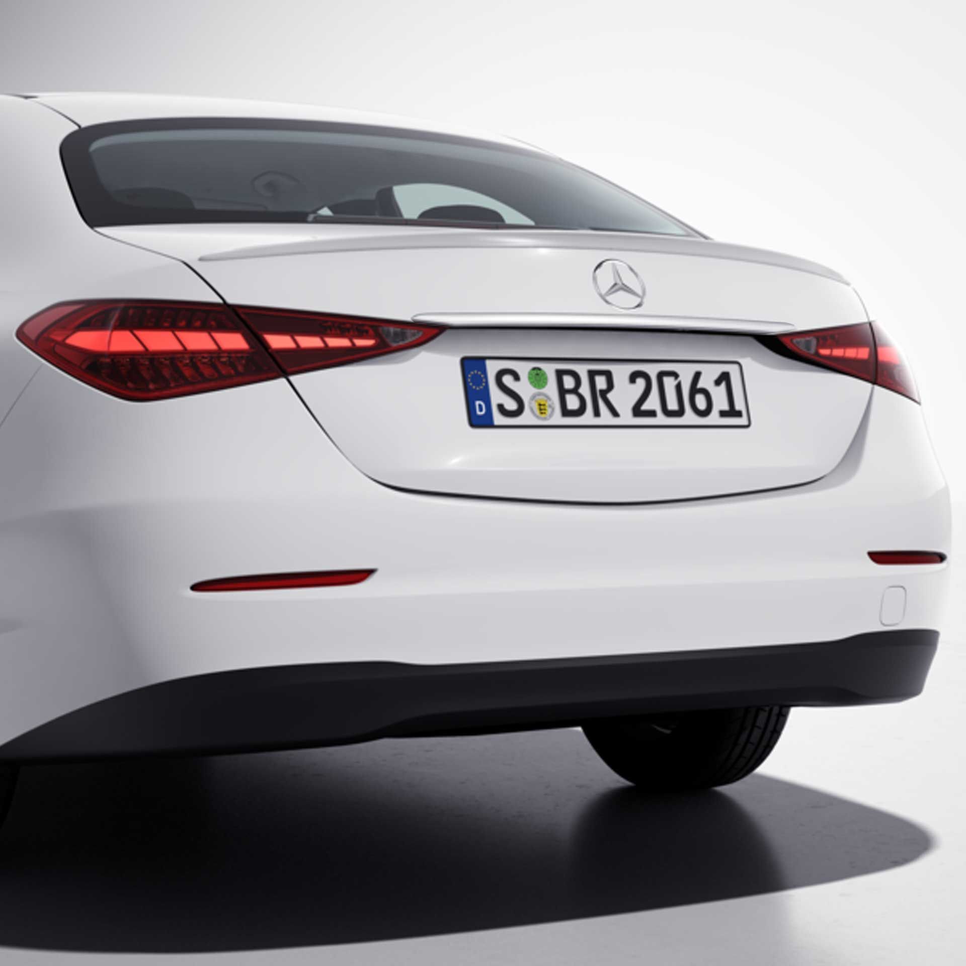 A2067572800 mercedes benz heckzierleiste c klasse w206 chrom rosier onlineshop