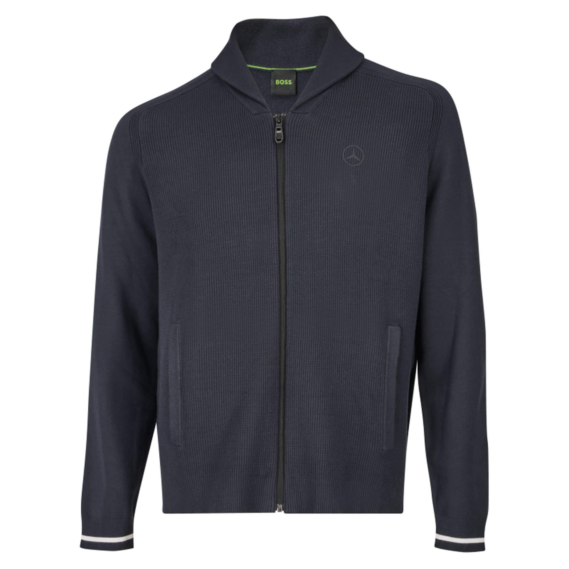 Mercedes-Benz Strickjacke Herren blau by BOSS Größe M B67960360