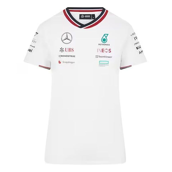 B67998054 mercedes amg poloshirt damen f1 team rosier onlineshop