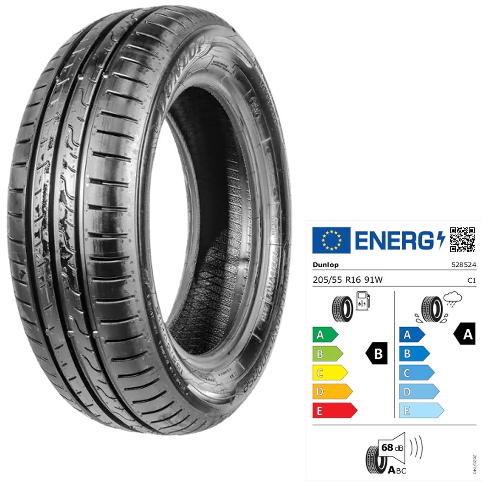 Zts205556wdbr0 dunlop sport bluresponse 205 55 r16 91w rosier onlineshop